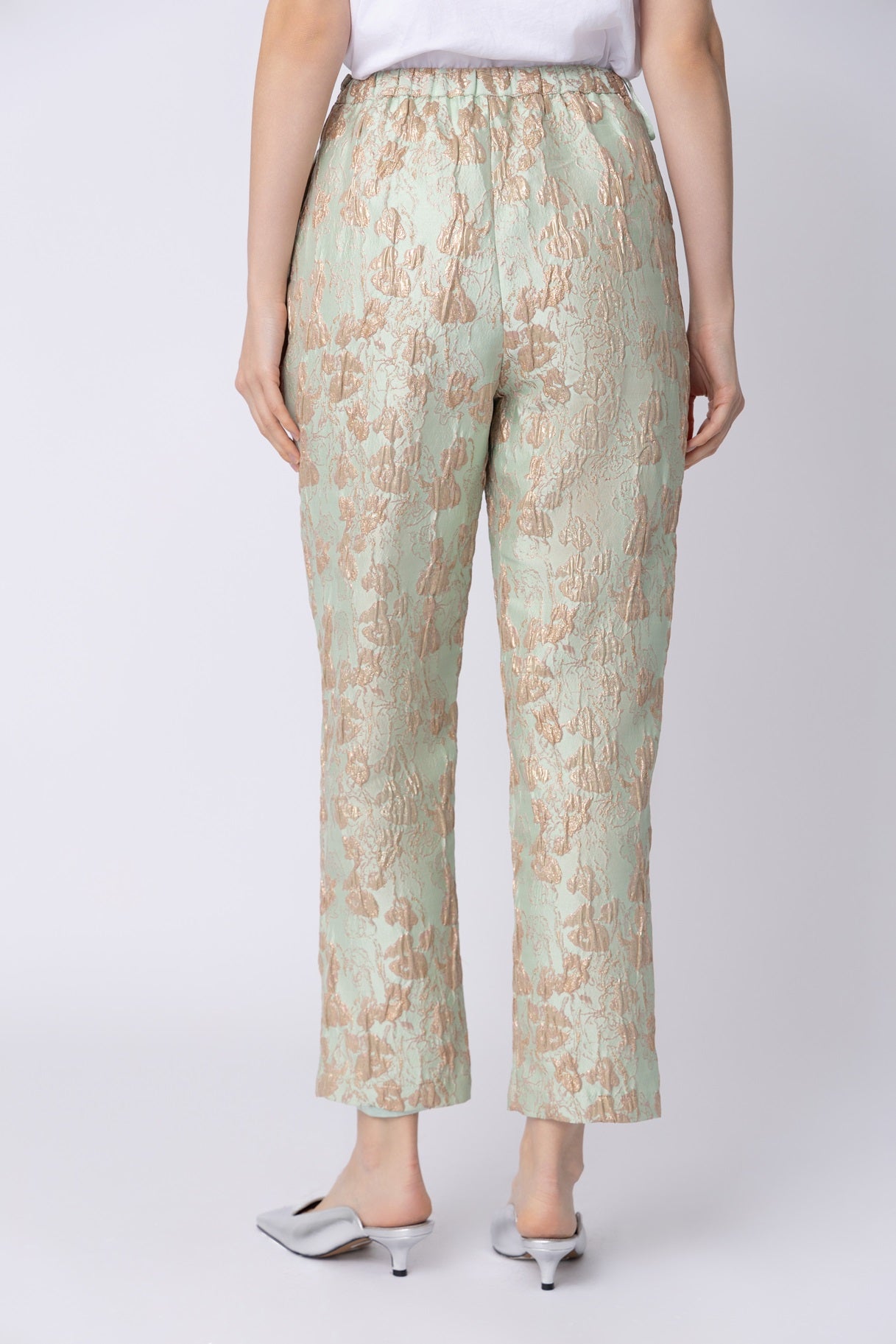 Raishma Couture Green Cedrina Trousers