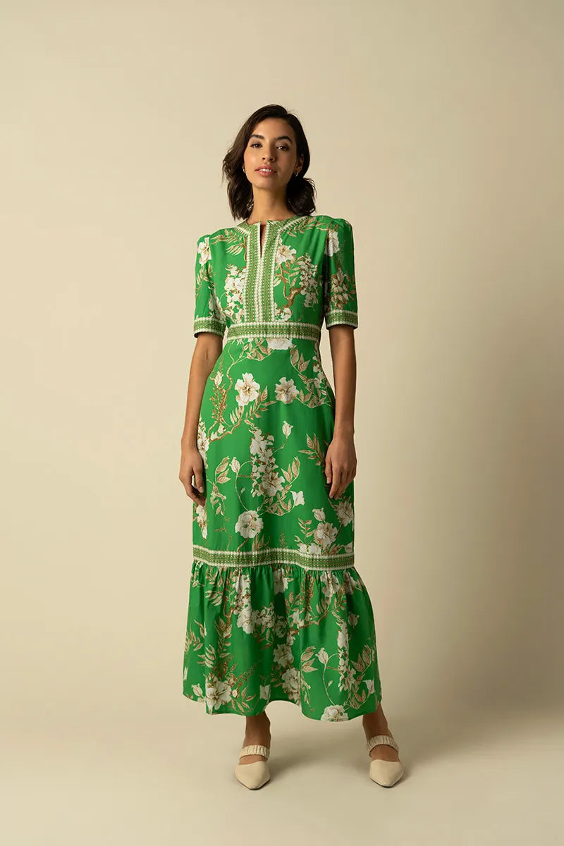 Raishma Studio Darcie Green Dress