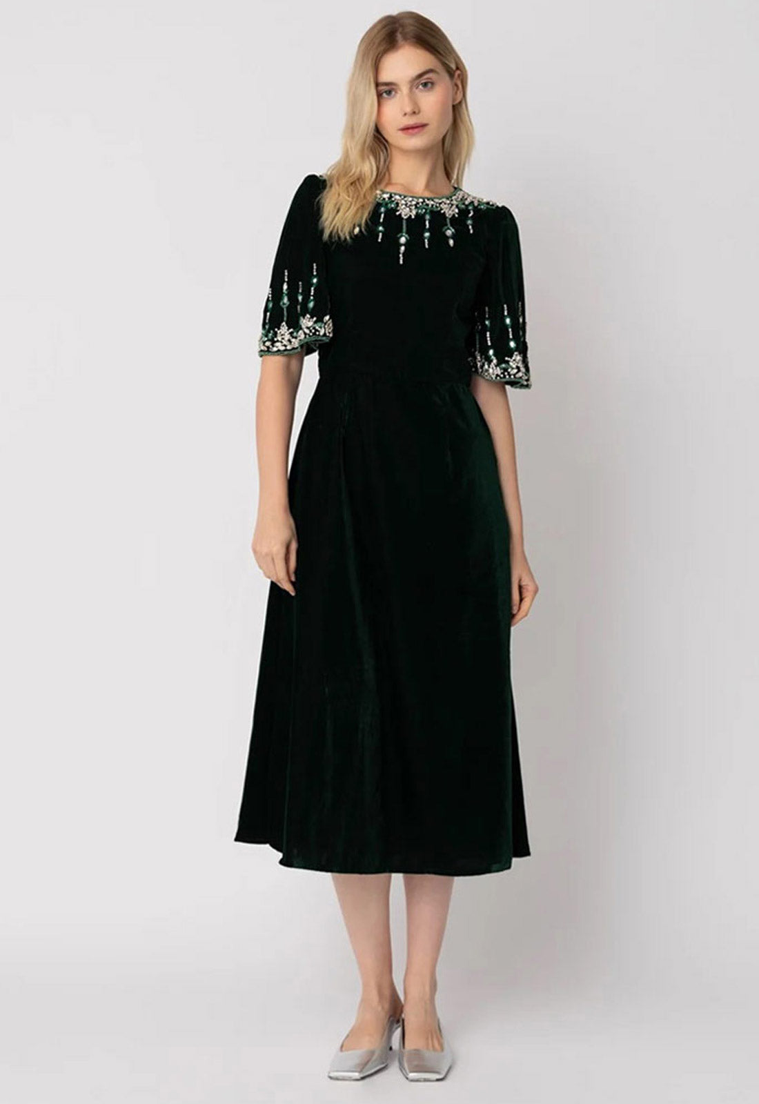 Raishma Couture Black Elvira Black Dress