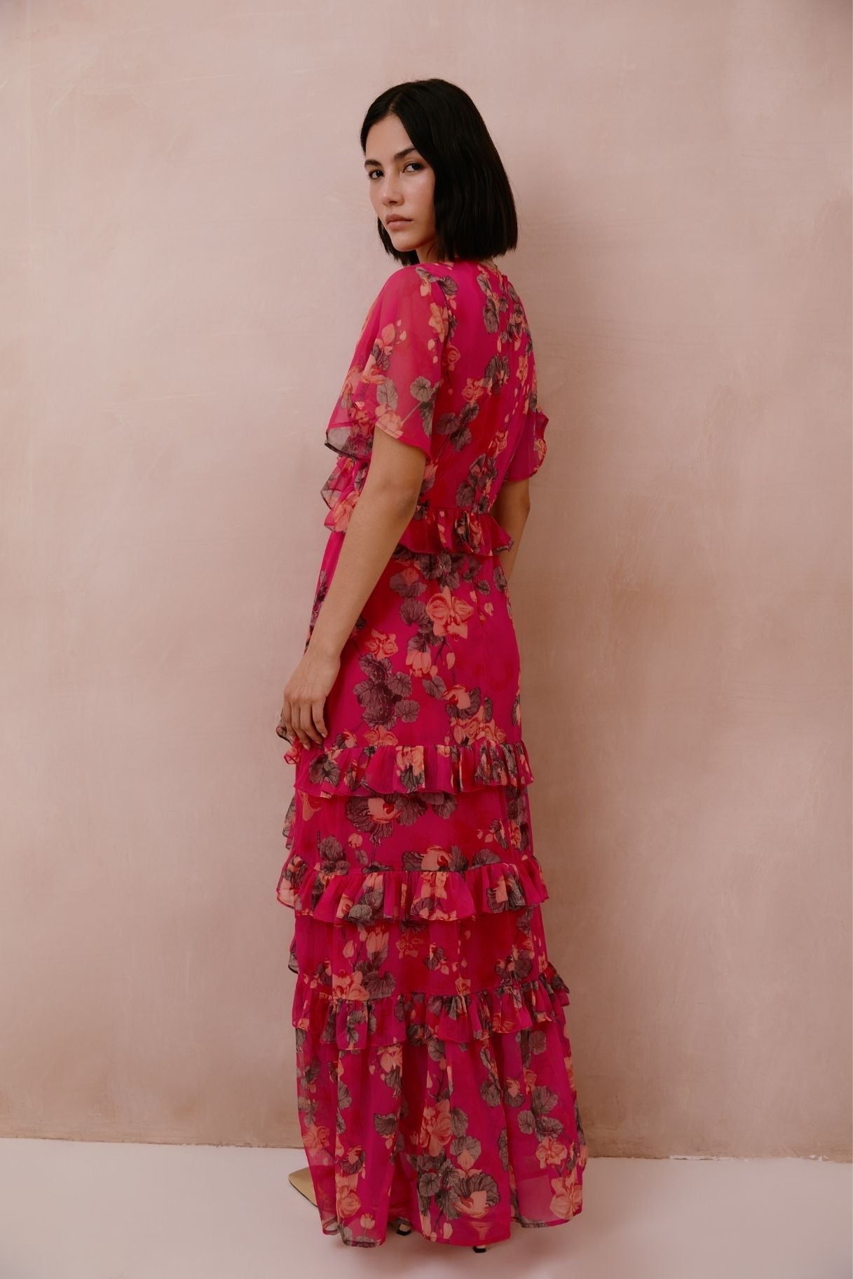 Raishma Studio Dark Pink Estella Dress