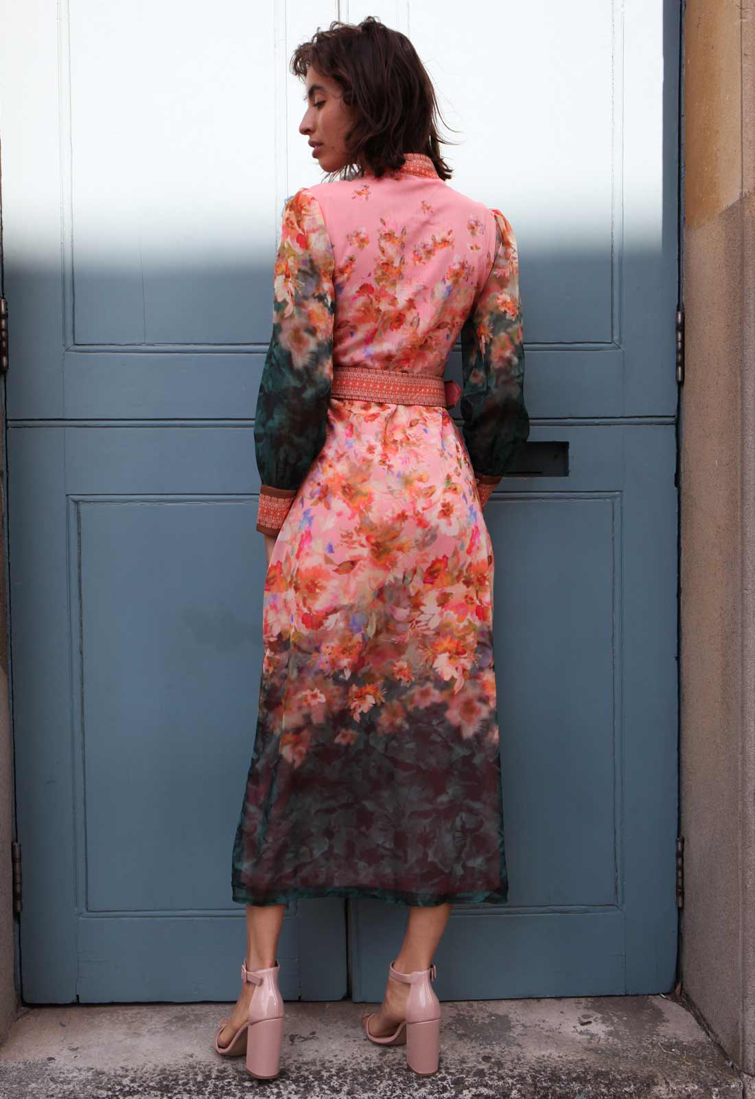 Raishma Studio Coral Freya Print Dress