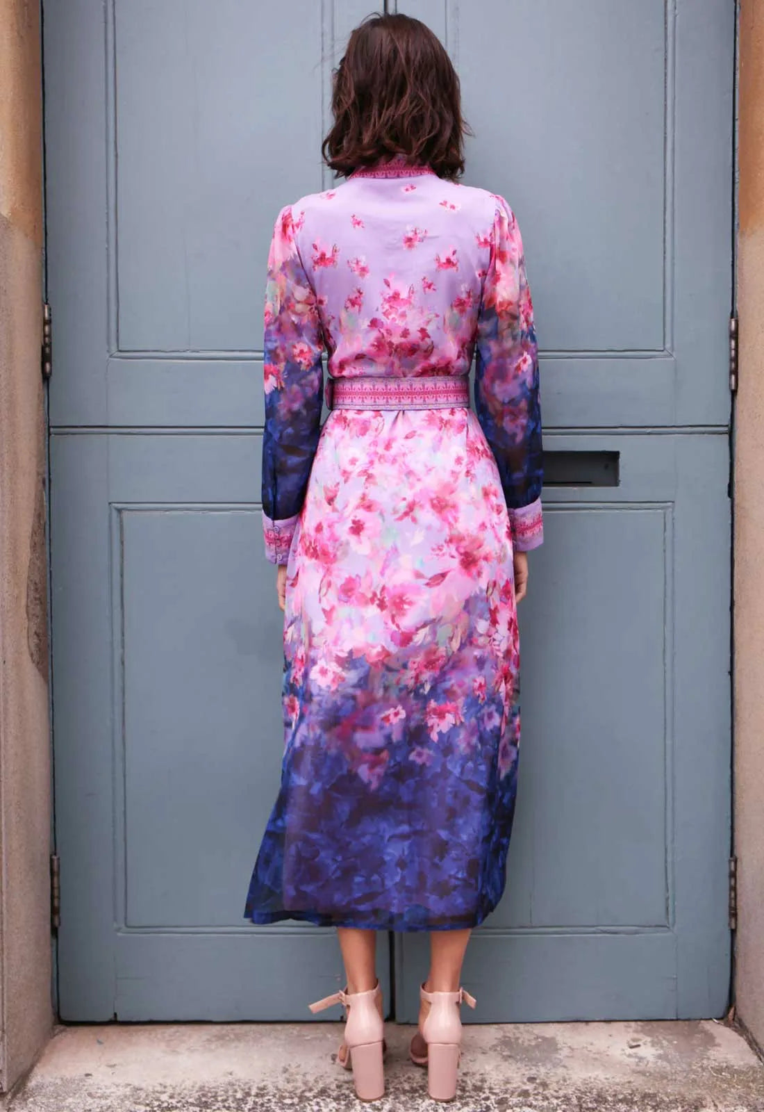 Lilac Freya Print Dress