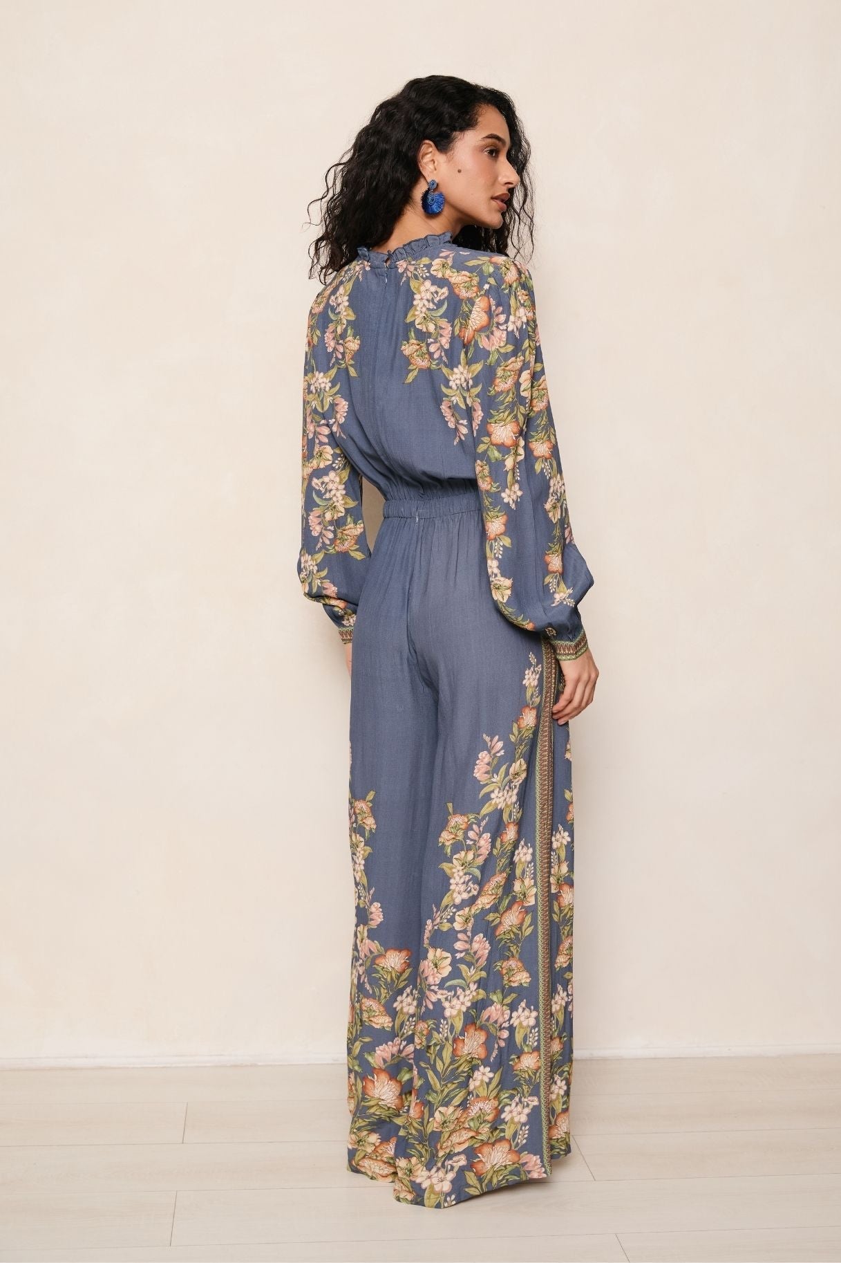 Raishma Studio Blue Hailey Blue Jumpsuit