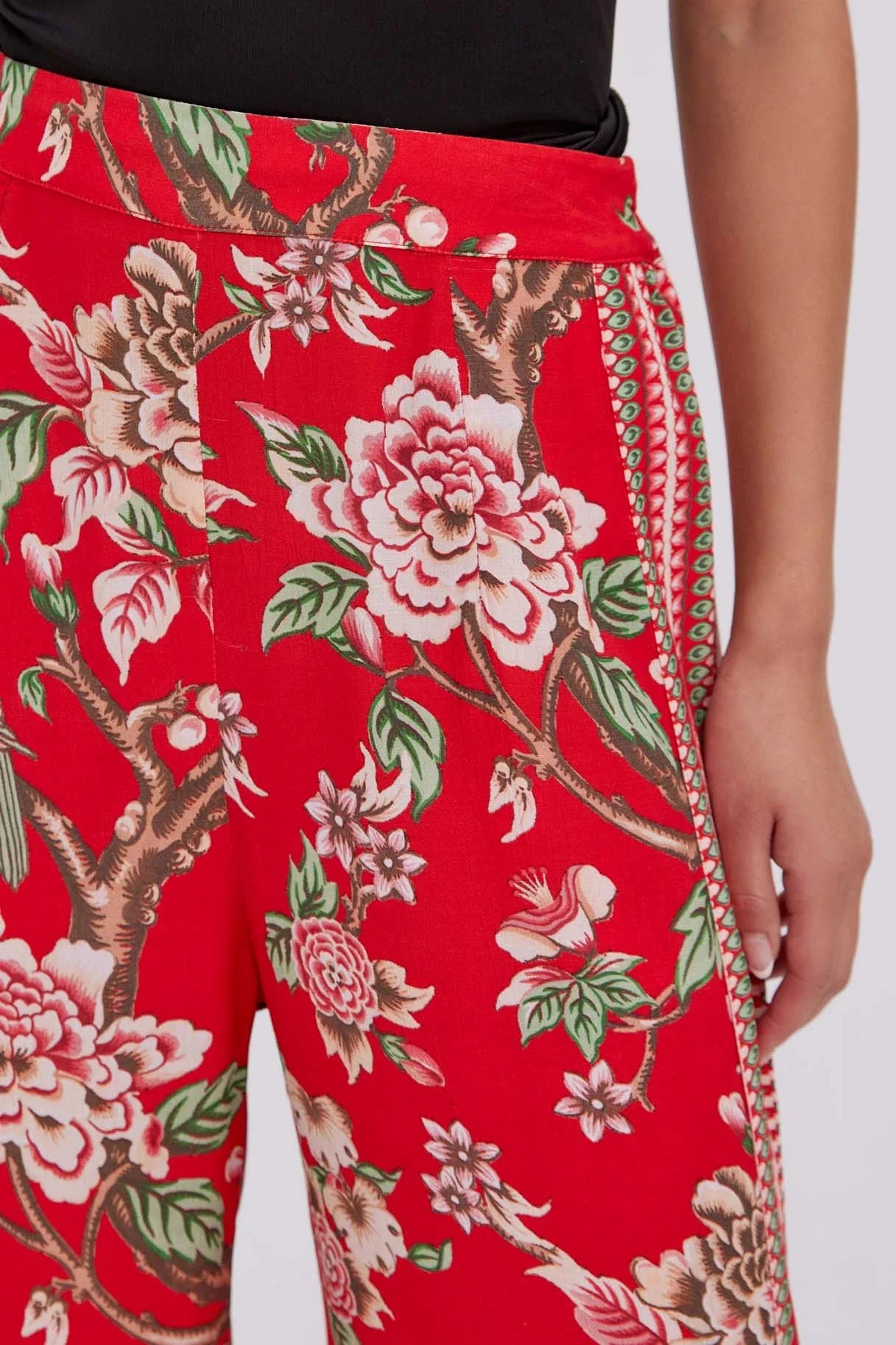Raishma Studio Red Hallie Trousers