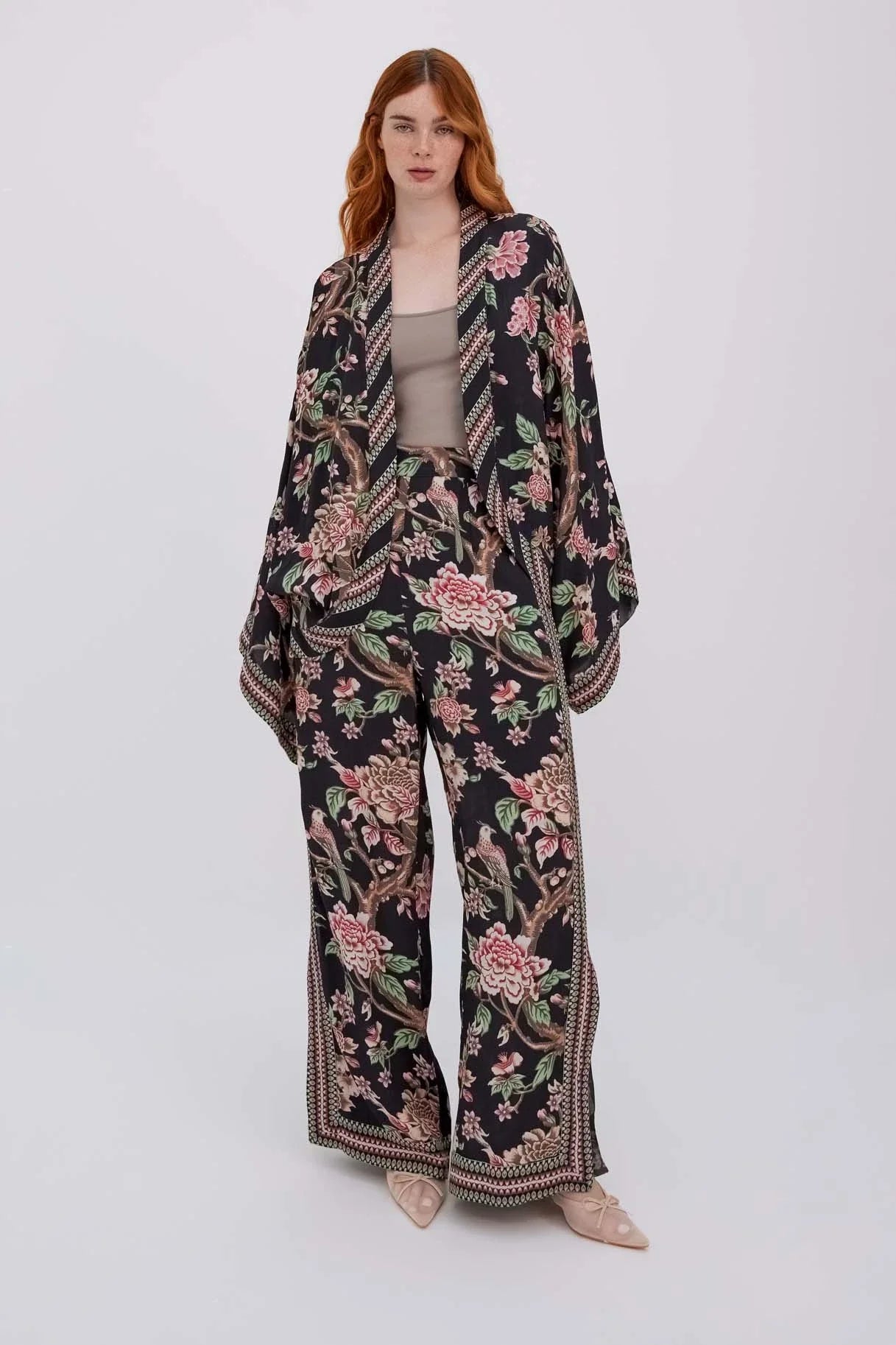 Raishma Studio Black Hallie Black Kimono