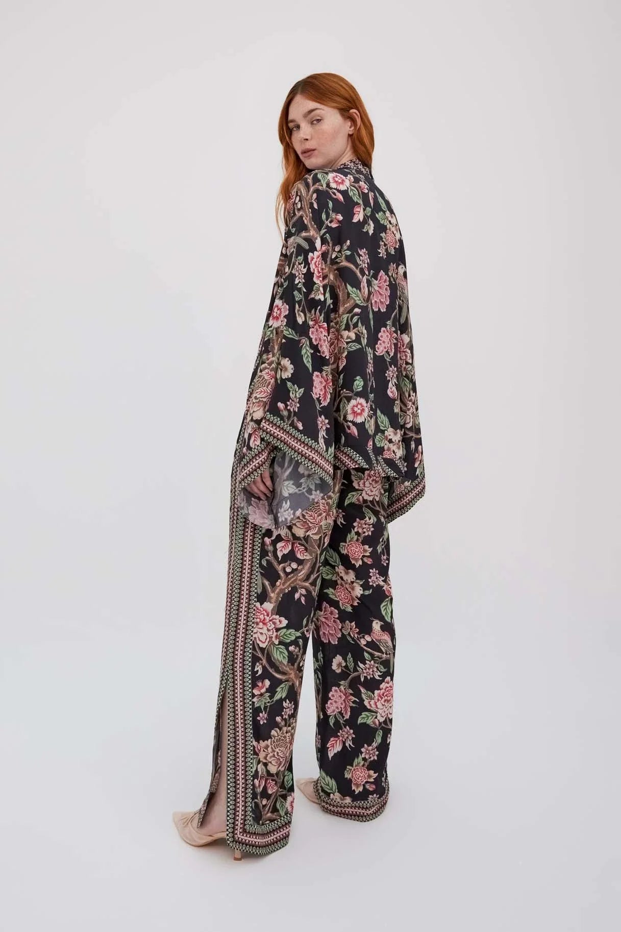 Raishma Studio Black Hallie Kimono
