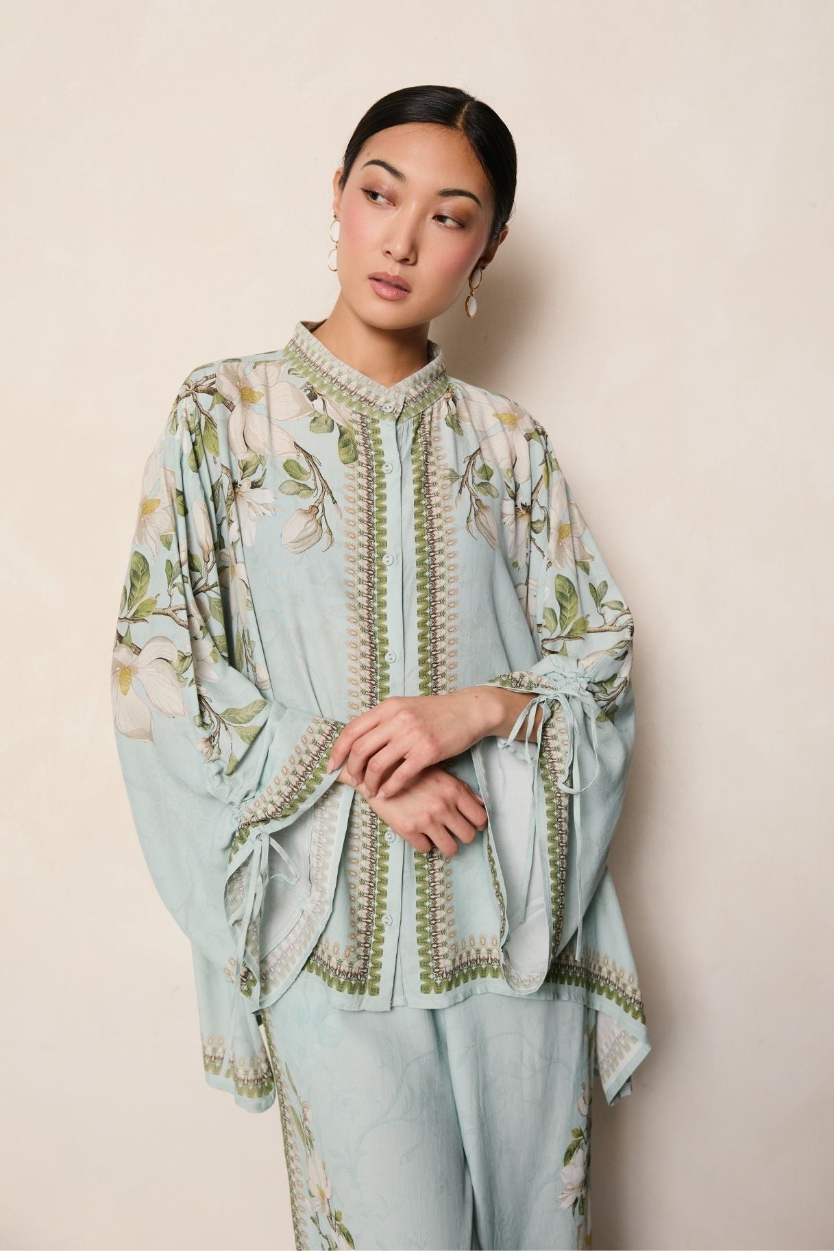 Raishma Studio Blue Hilda Blue Shirt