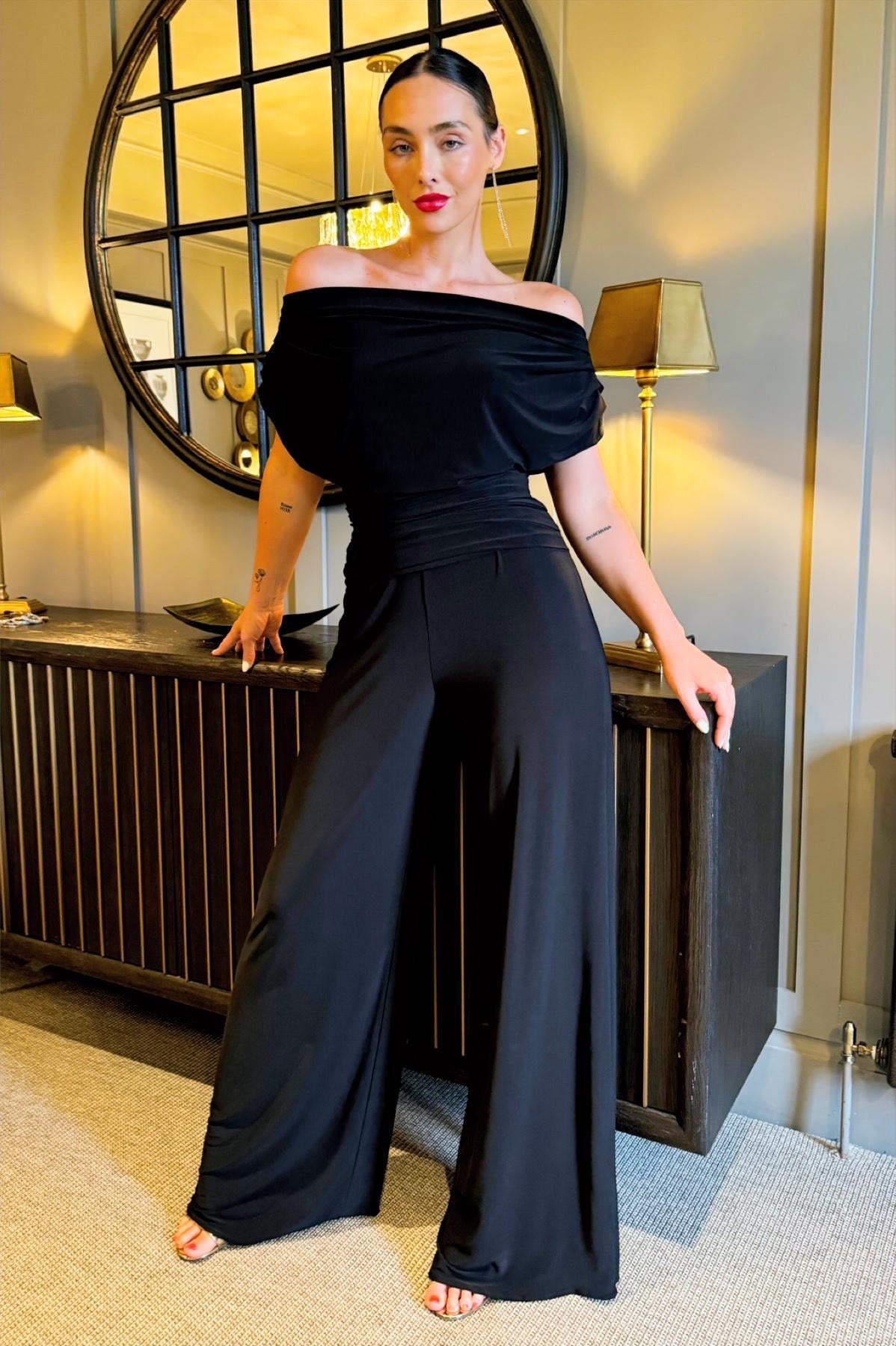 Atom Label Black Carbon Jumpsuit