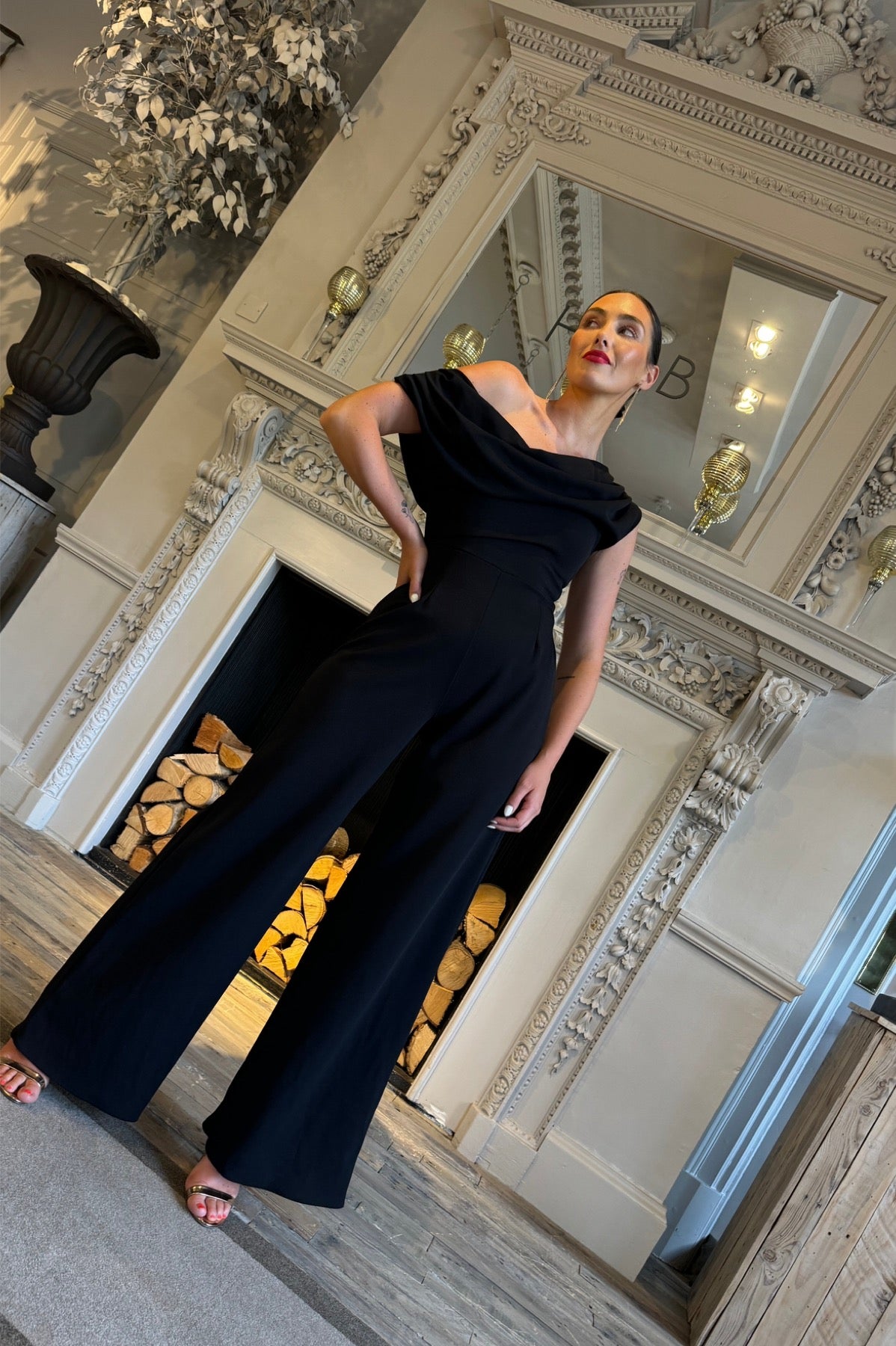 Atom Label Black Venice Jumpsuit