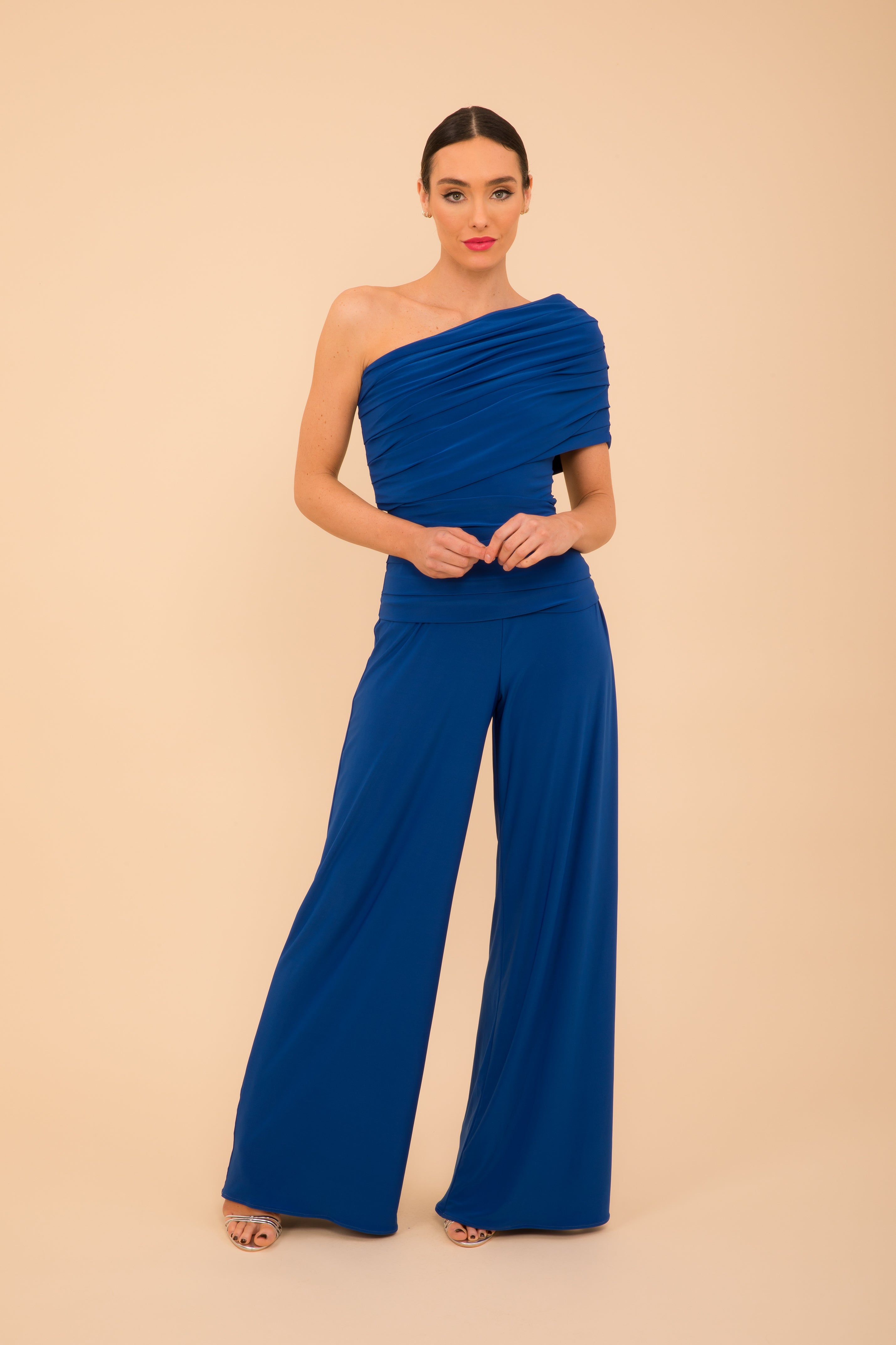 Atom Label Cobalt Ss26 Rhodium Jumpsuit
