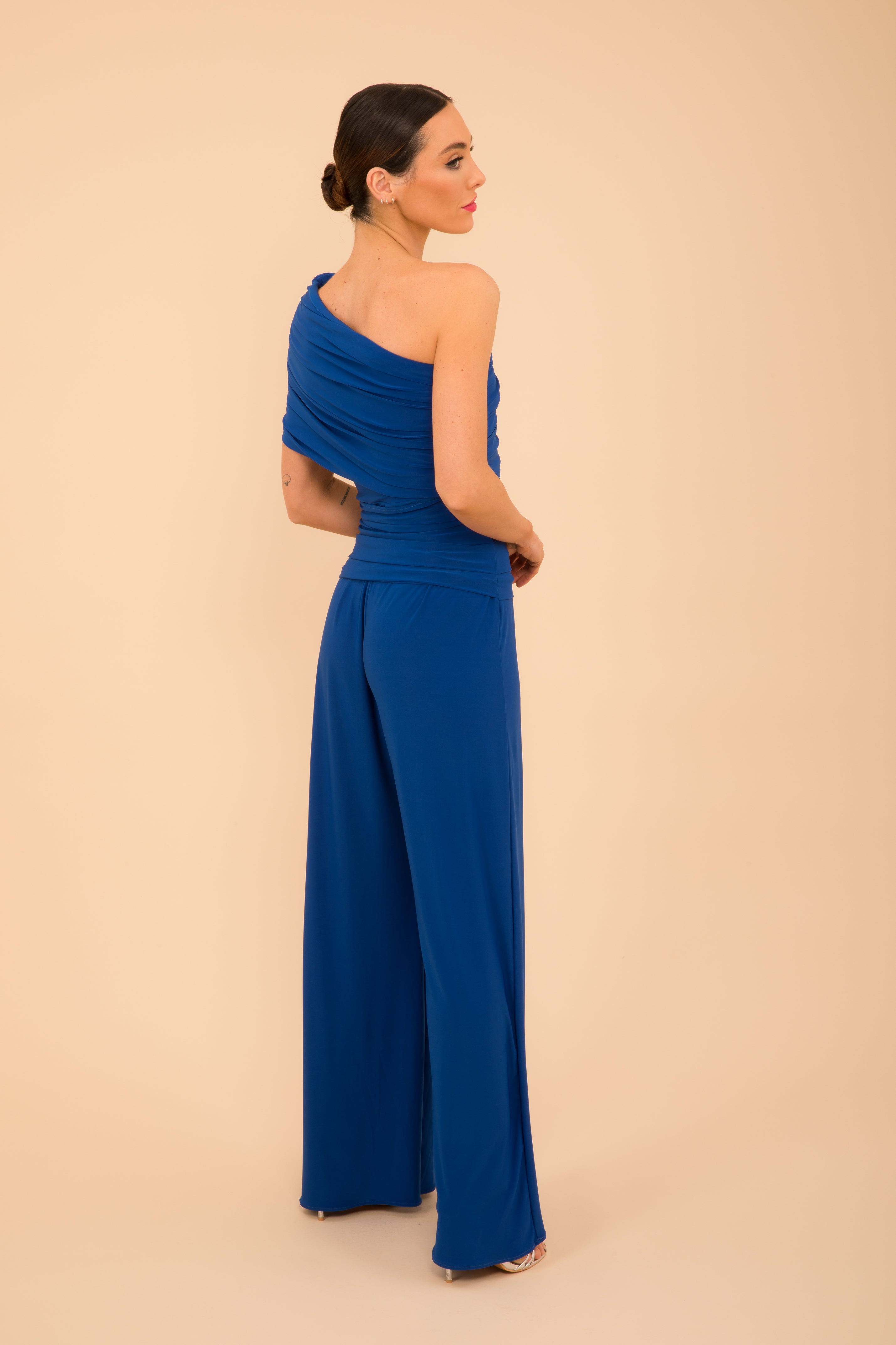 Atom Label Cobalt Ss26 Rhodium Jumpsuit