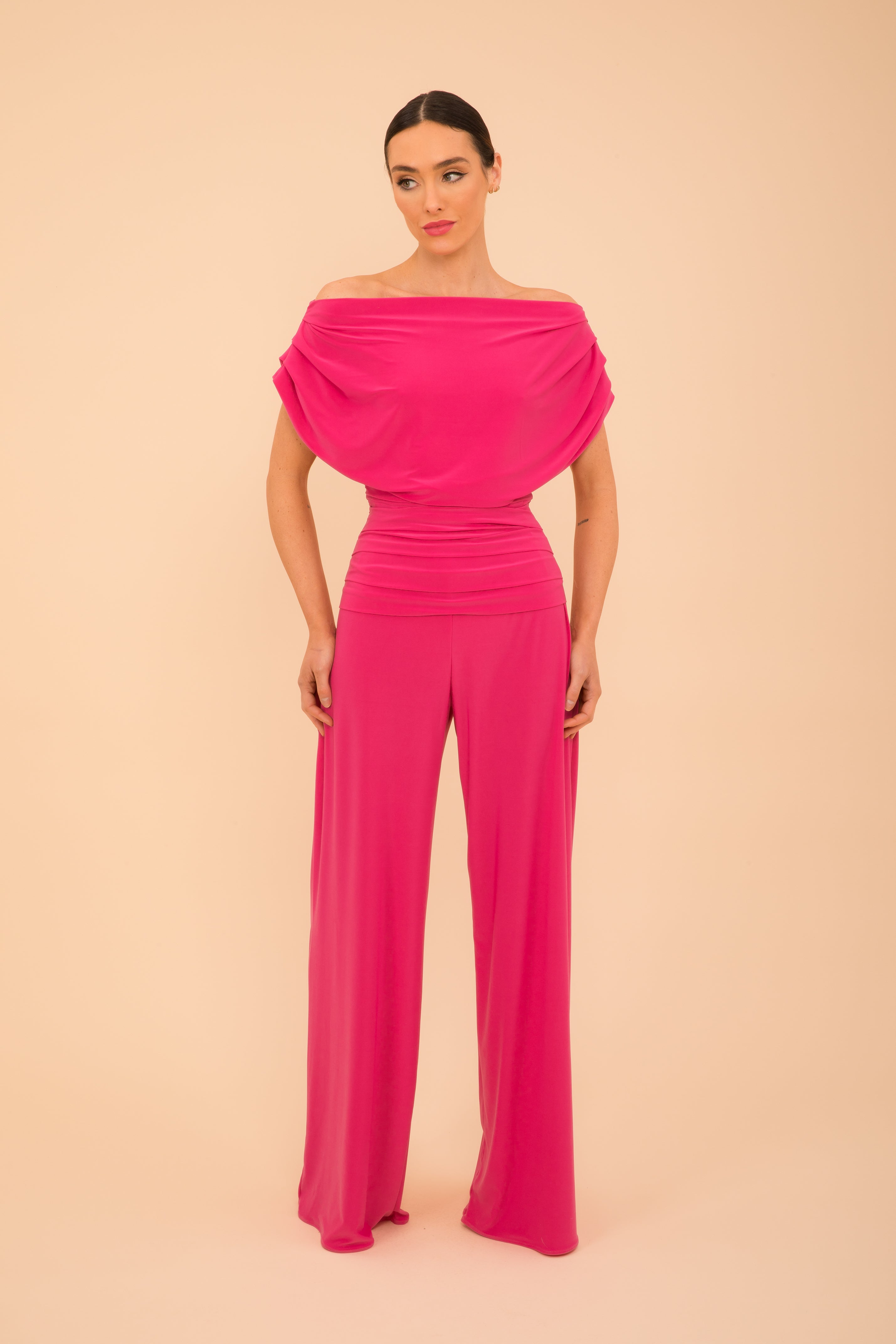 Atom Label Hot Pink Carbon Jumpsuit