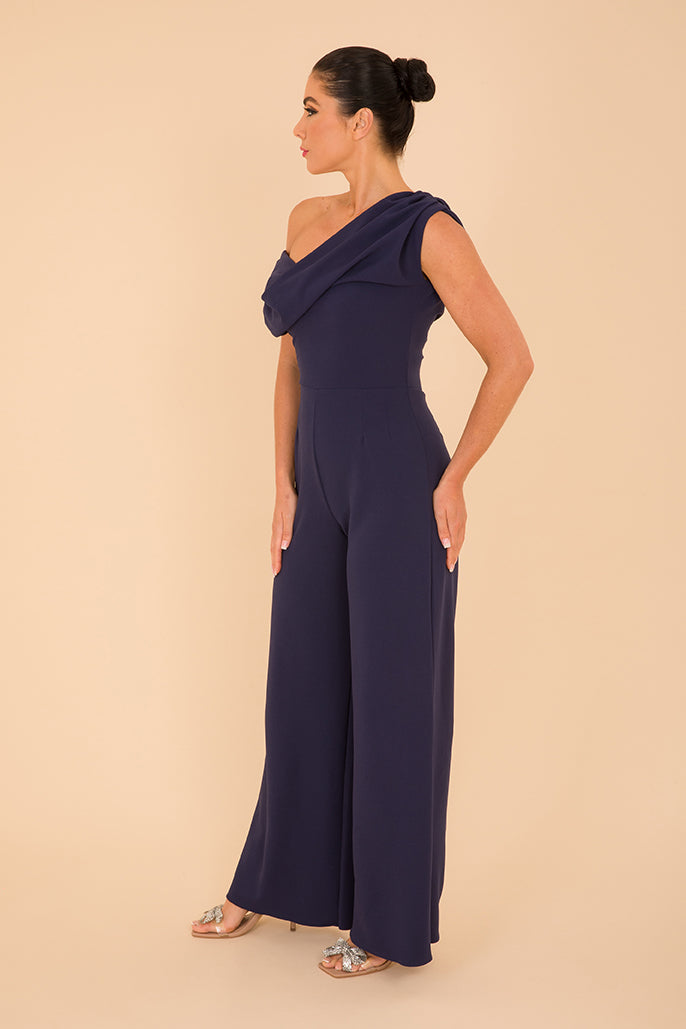 Atom Label Navy Venice Jumpsuit