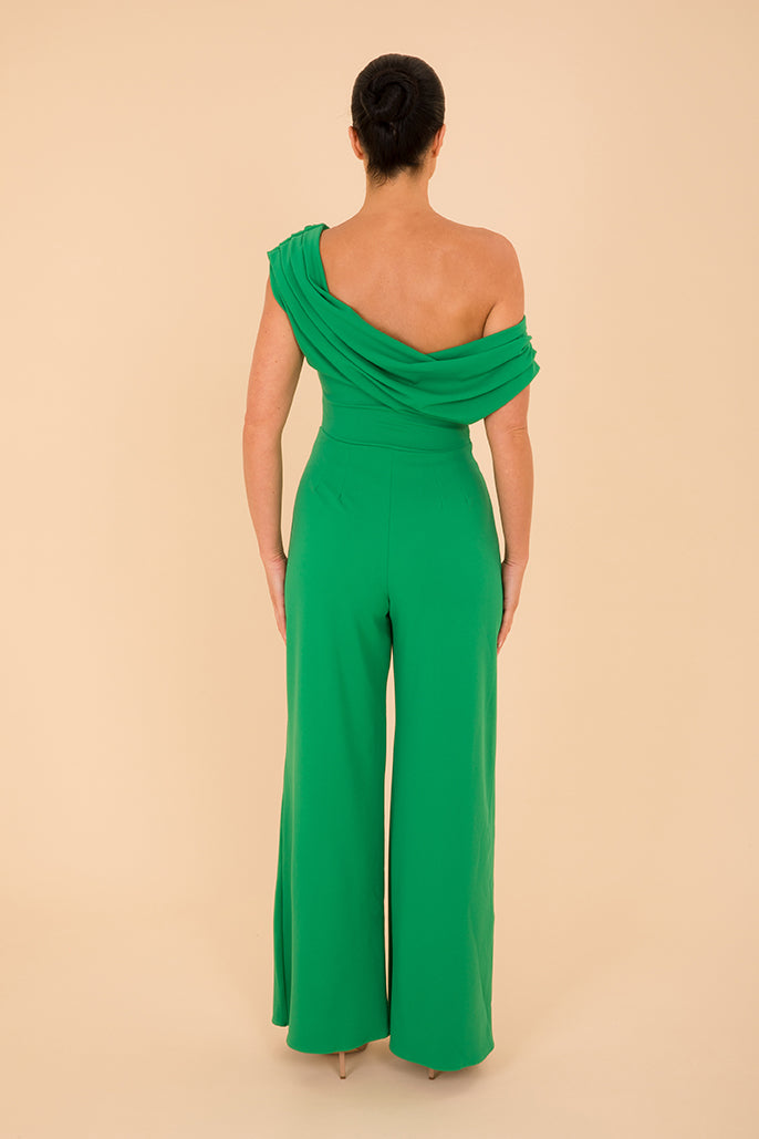 Venice jumpsuit in emerald green