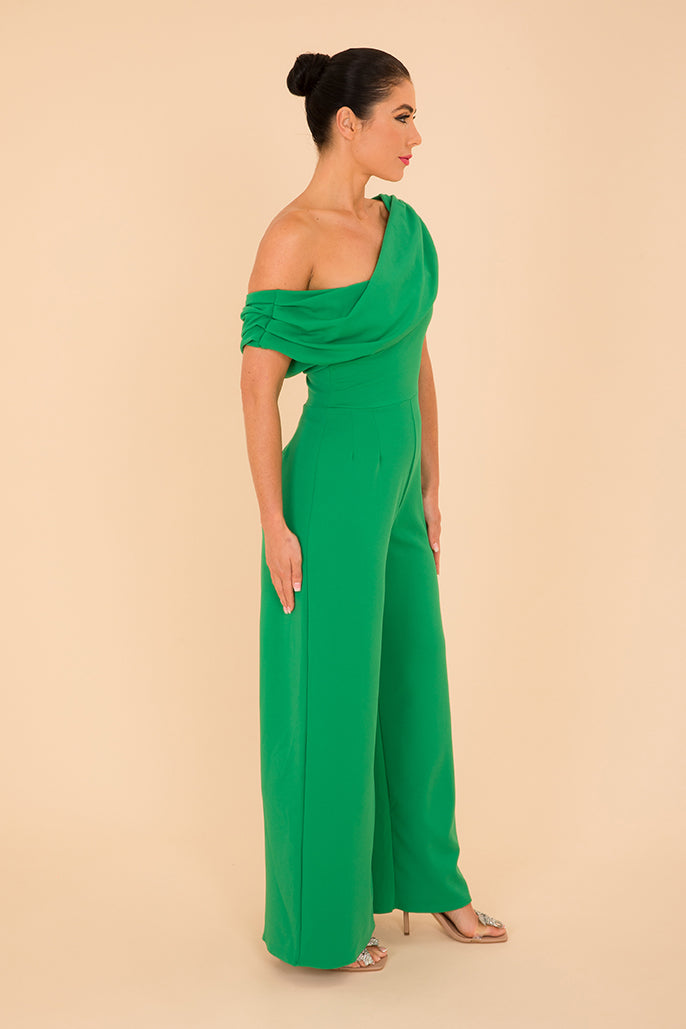 Venice jumpsuit in emerald green