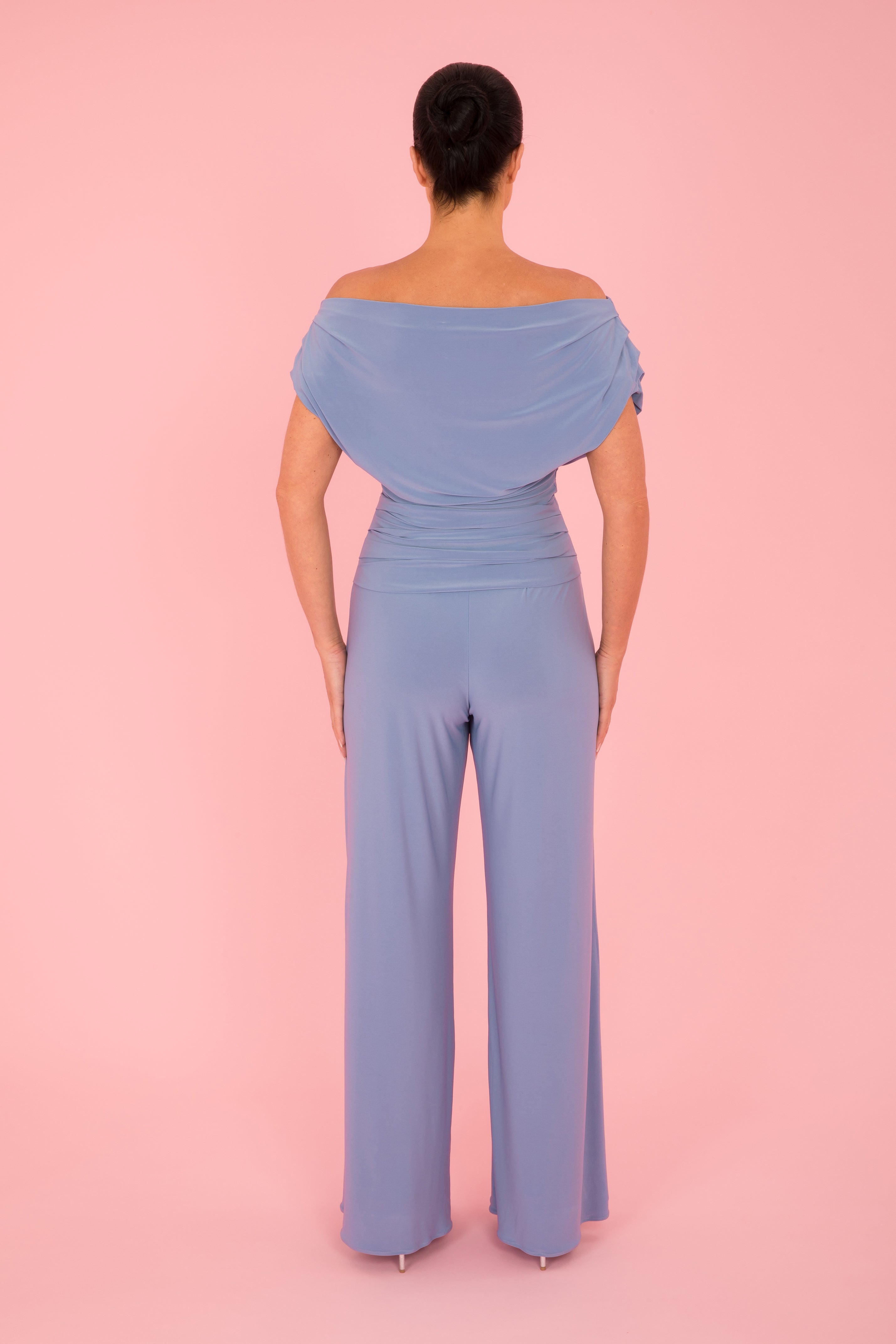 Atom Label Powder Blue Carbon Jumpsuit