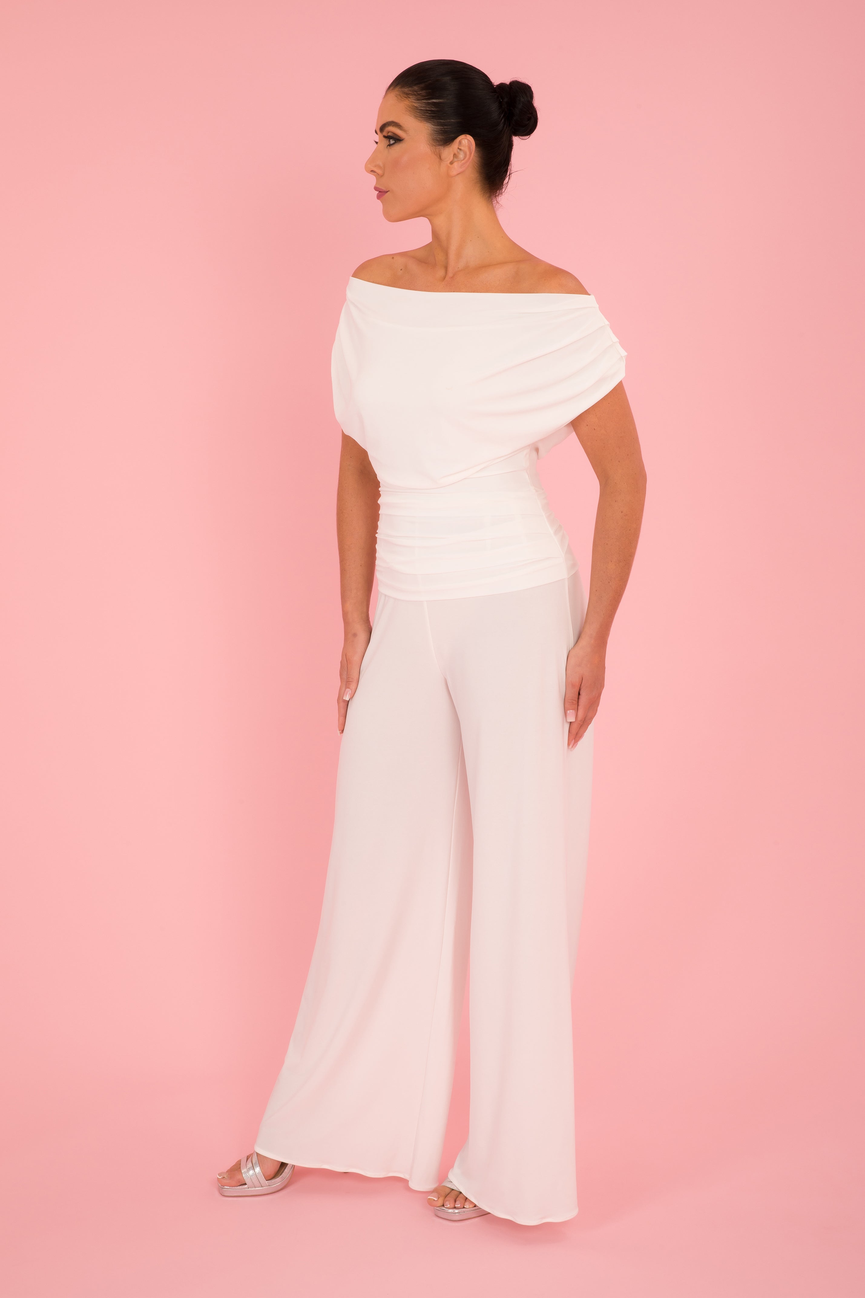 Atom Label Ivory Carbon jumpsuit