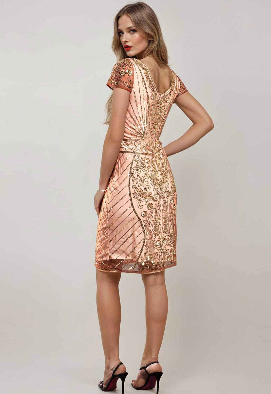 Jywal London Gold Philippa Gatsby Dress