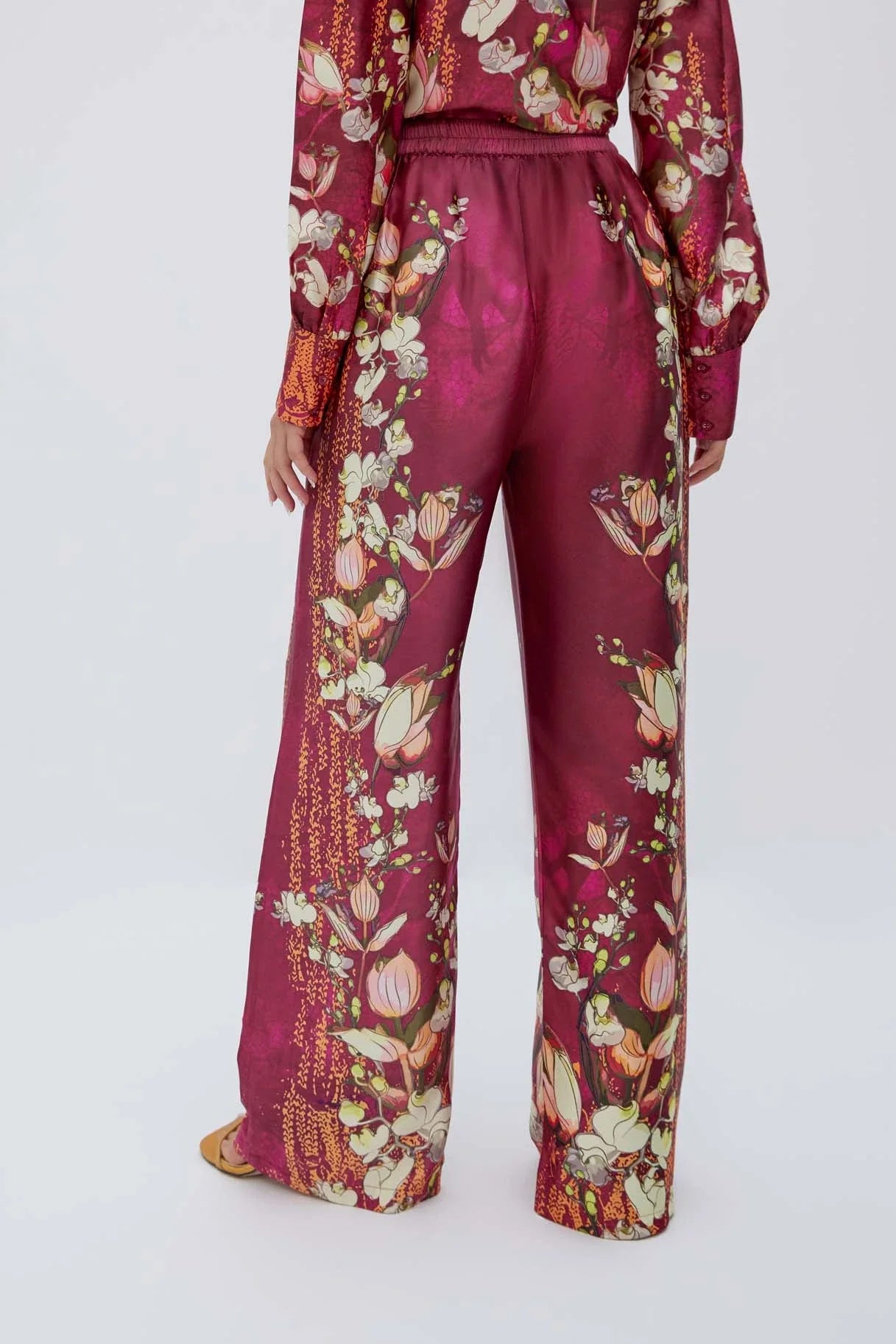 Raishma Studio Burgundy Lauren  Trousers