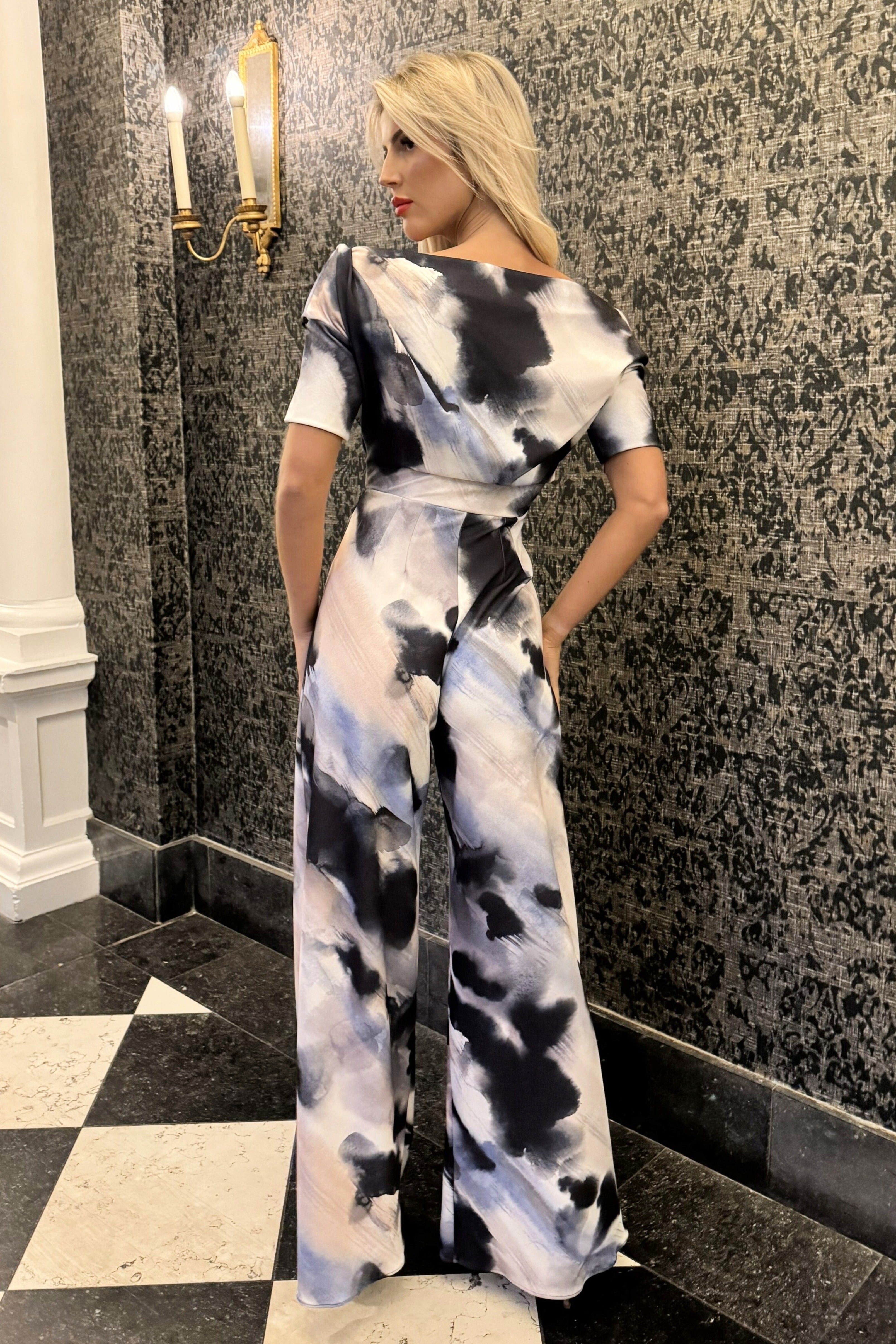 Atom Label Abstract Print Ss26 Lima Jumpsuit 2.0