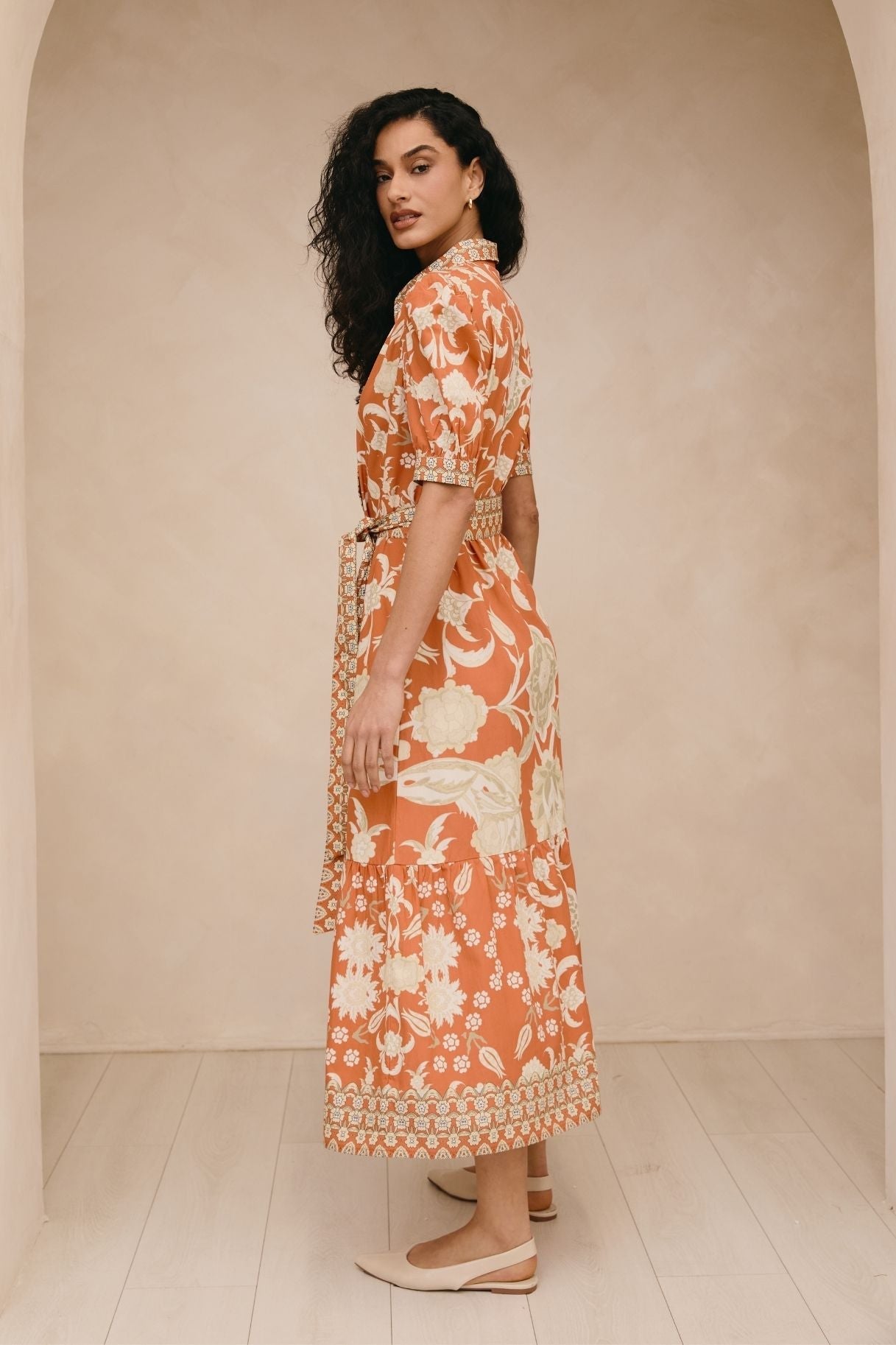 Raishma Studio Orange Linda Dress