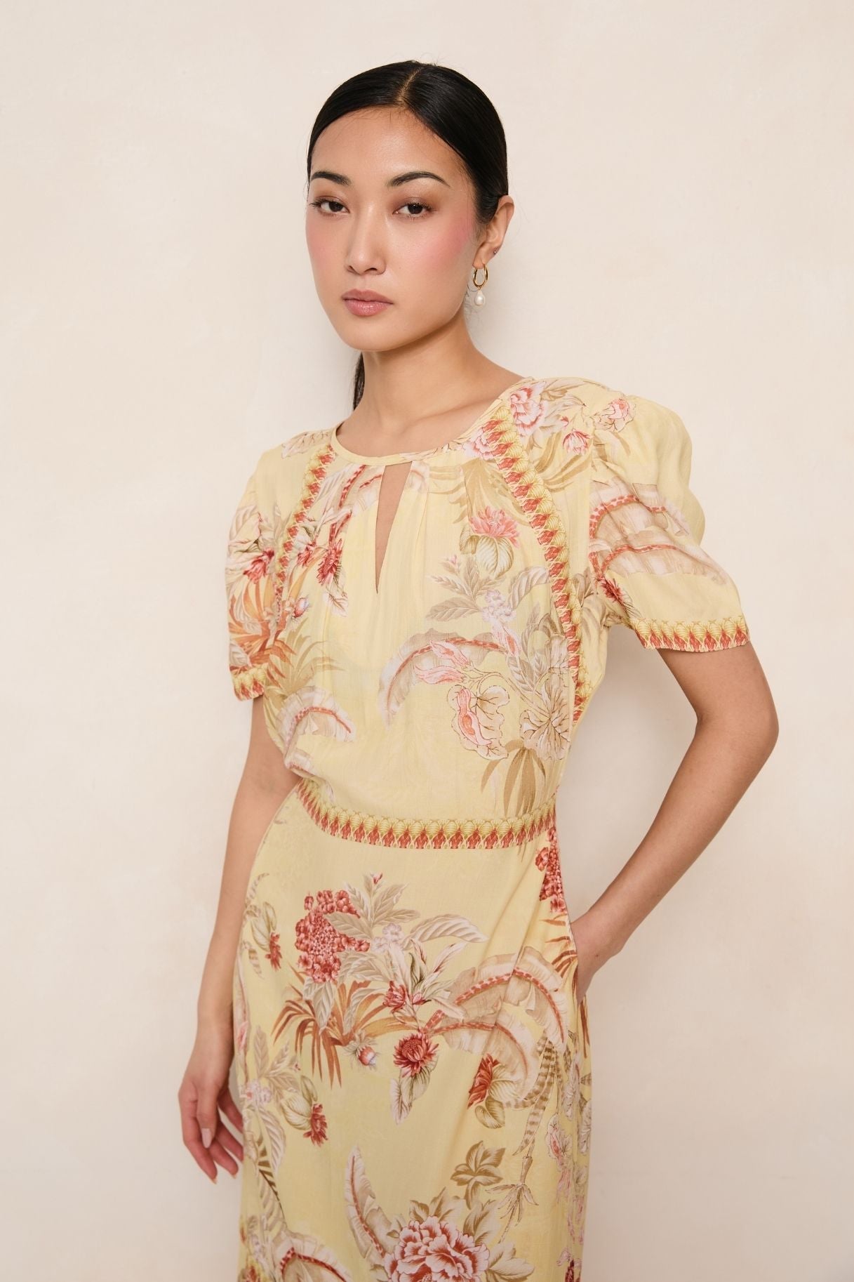 Raishma Studio Yellow Mavis Yellow Dress