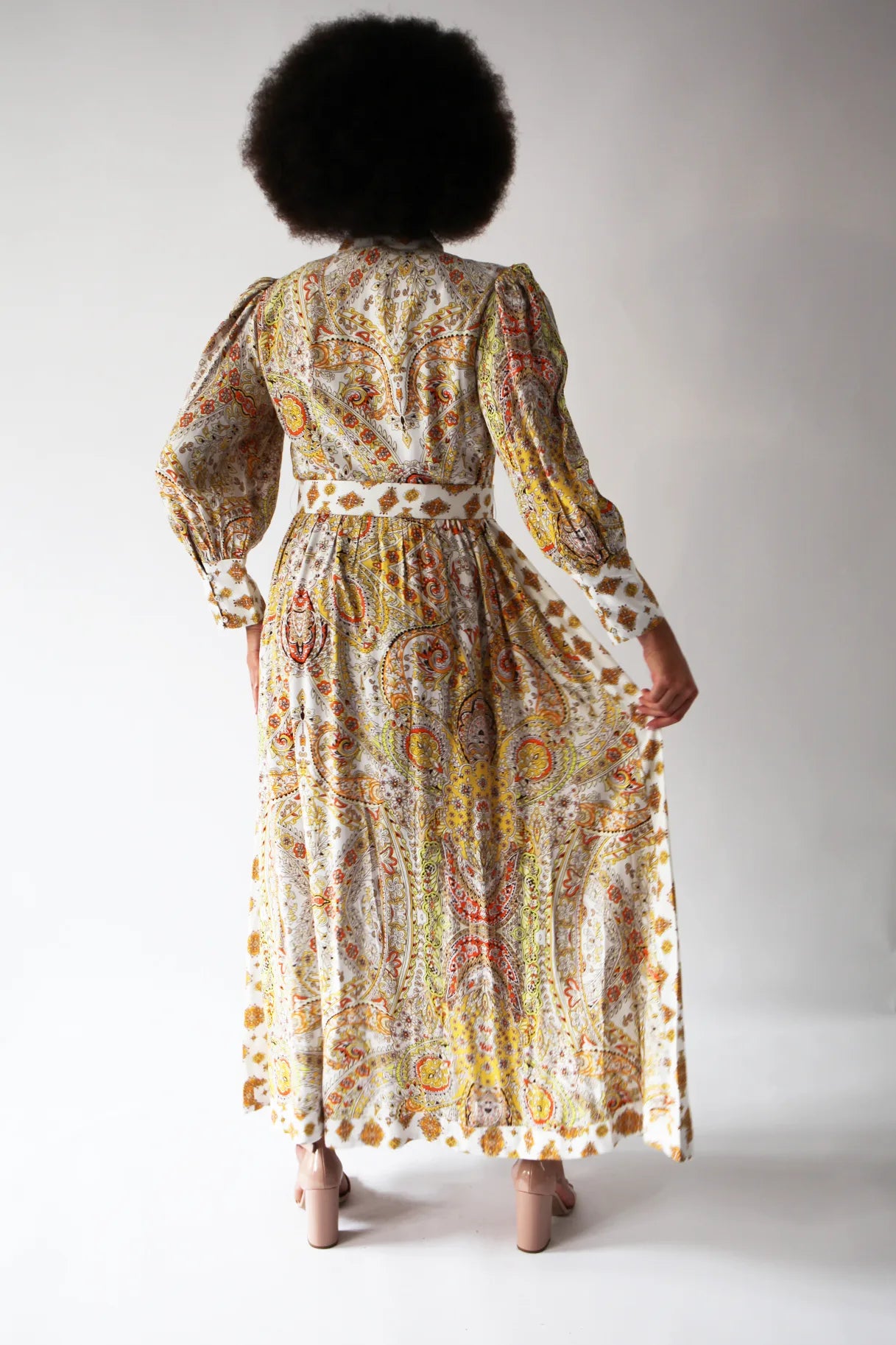 Raishma Studio Yellow Maya Cotton Dress
