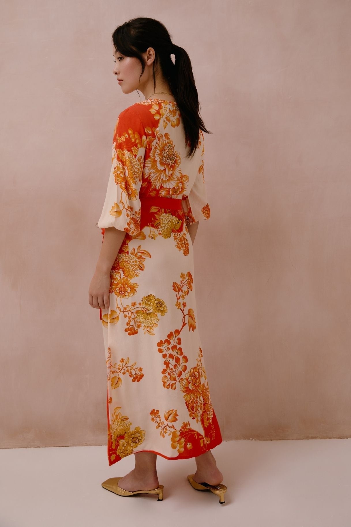Raishma Studio Orange Michaela Dress