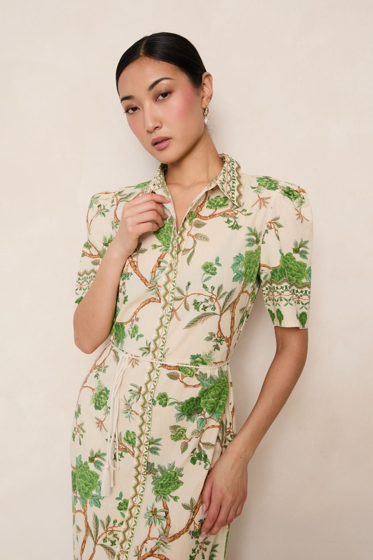 Raishma Studio Green Miranda Green Dress