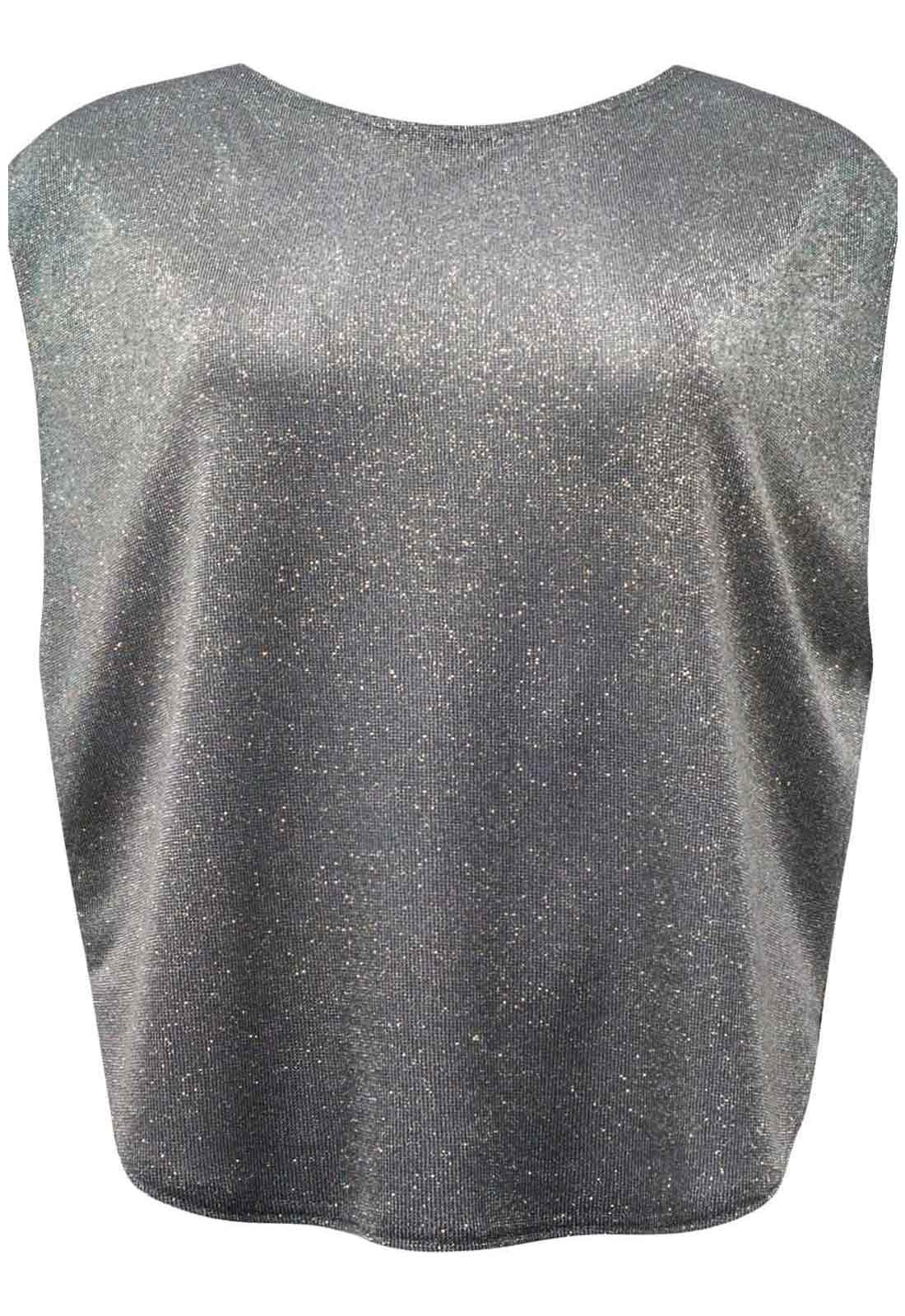 Me & Thee Silver Nail Biter Top