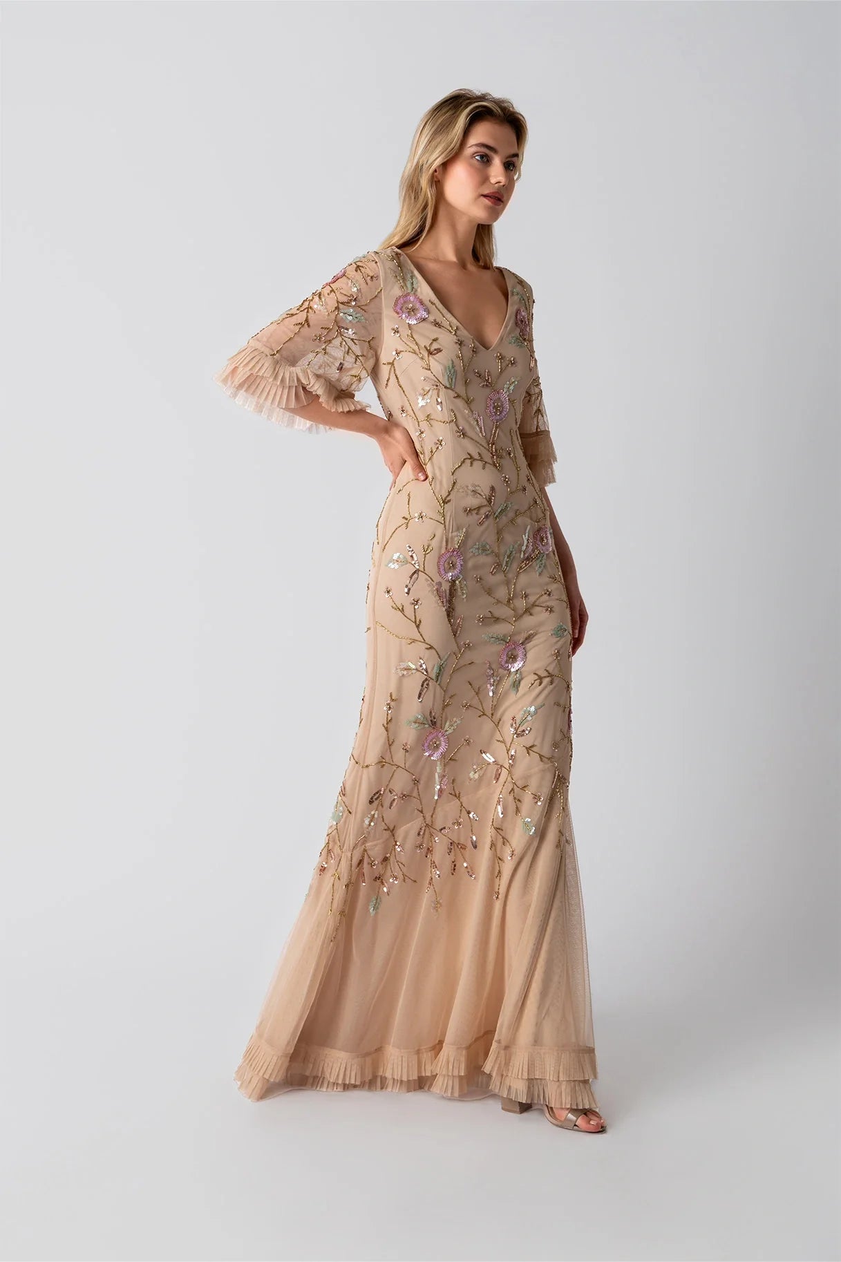 Raishma Couture Nude Natalie Gown