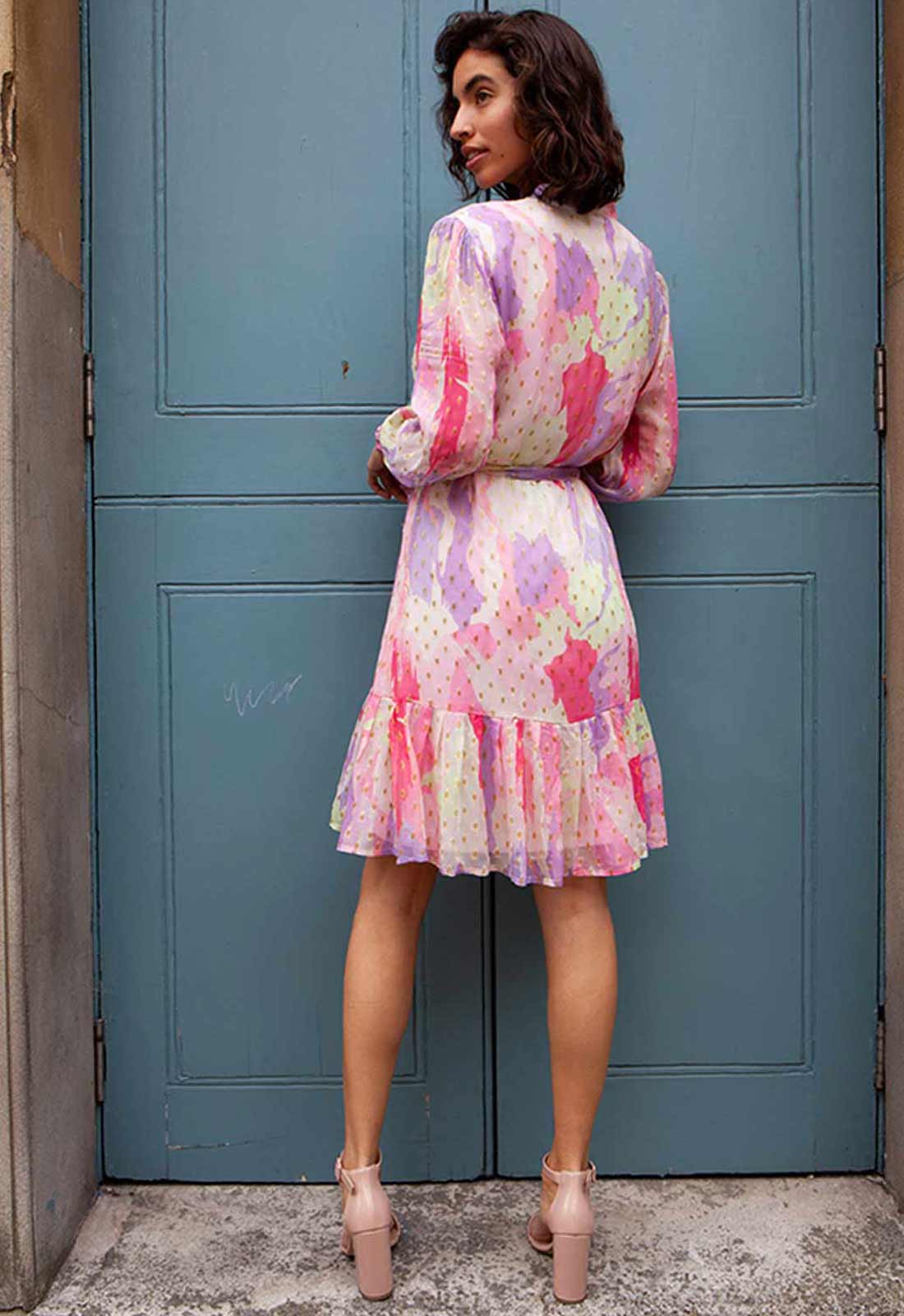 Joy's Closet Pink Tiffani Print Dress