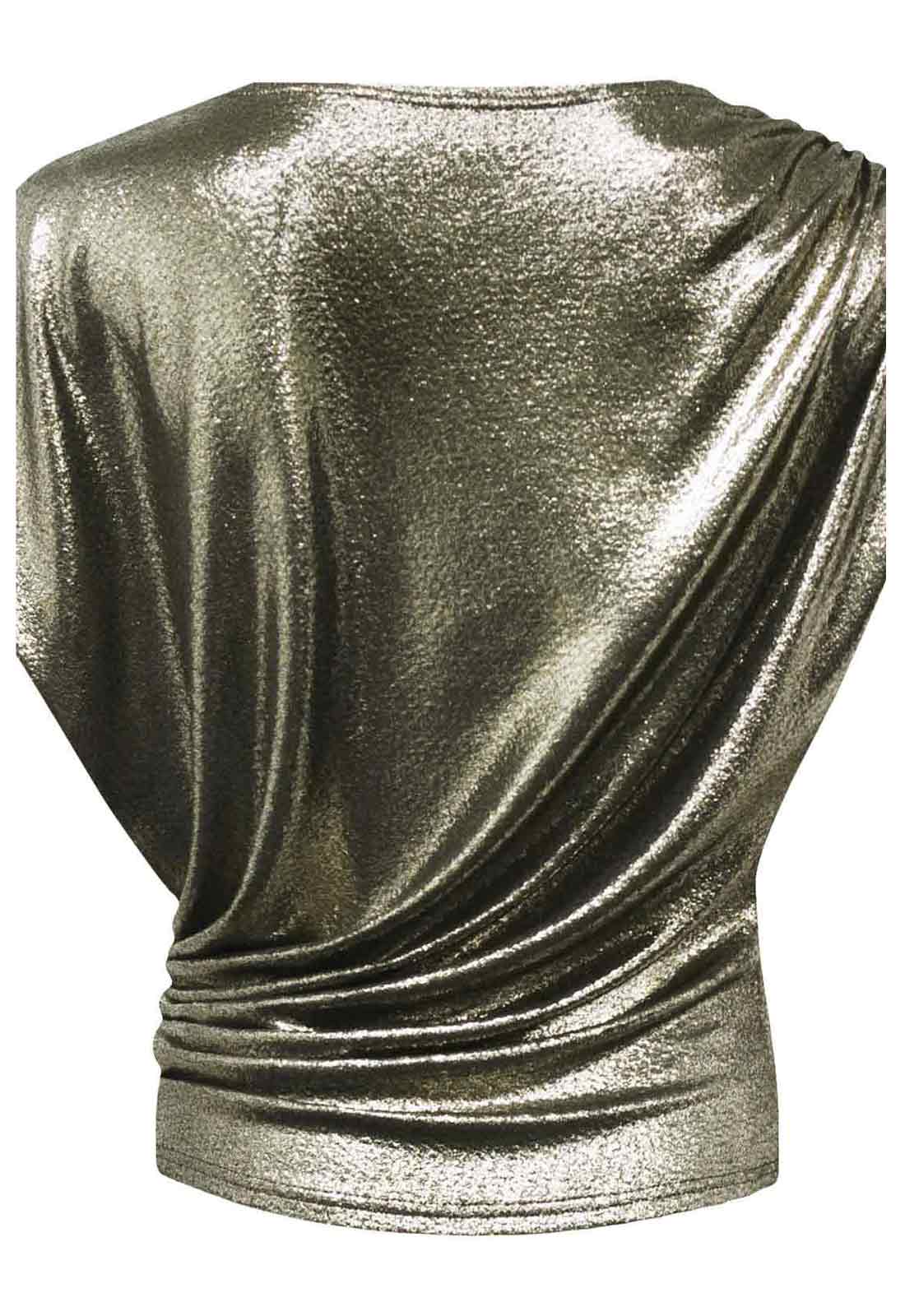 Me & Thee Gold Nitty Gritty Top