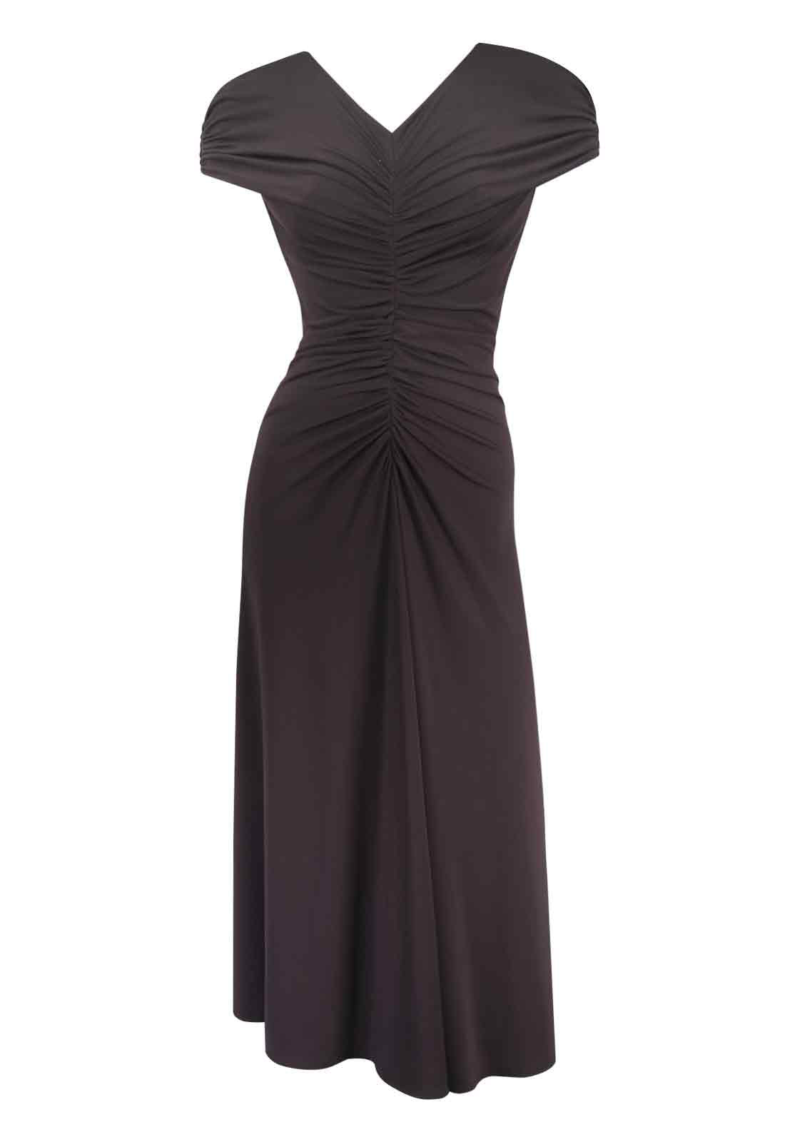 Me & Thee Black No Doubt Midi Dress