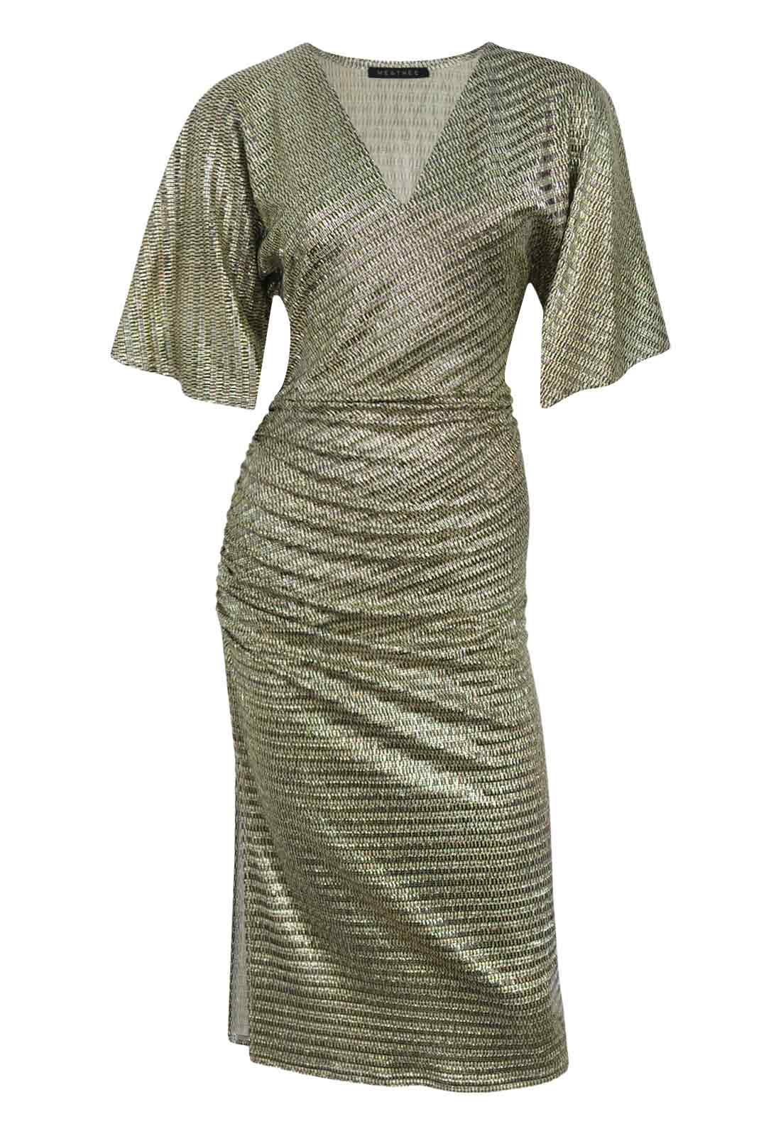 Me & Thee Gold Null And Void Dress