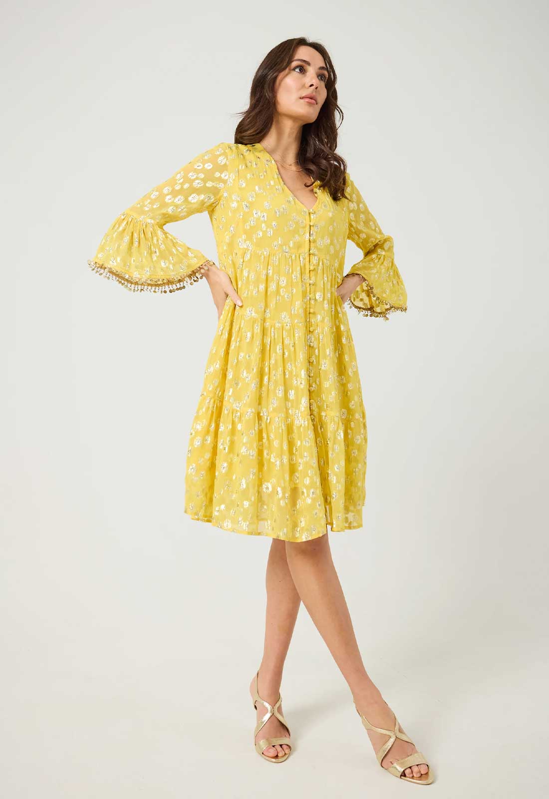 Samantha Jane Yellow Orla Beach Dress