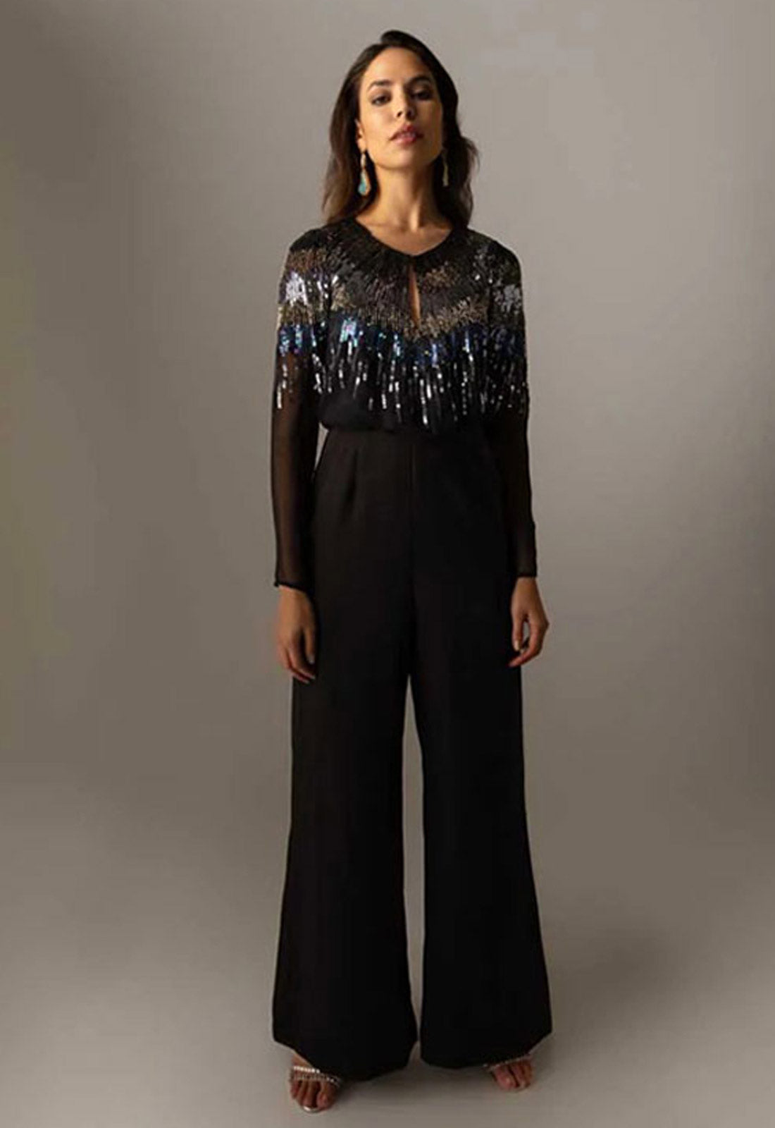 Raishma Couture Black Nerissa Jumpsuit