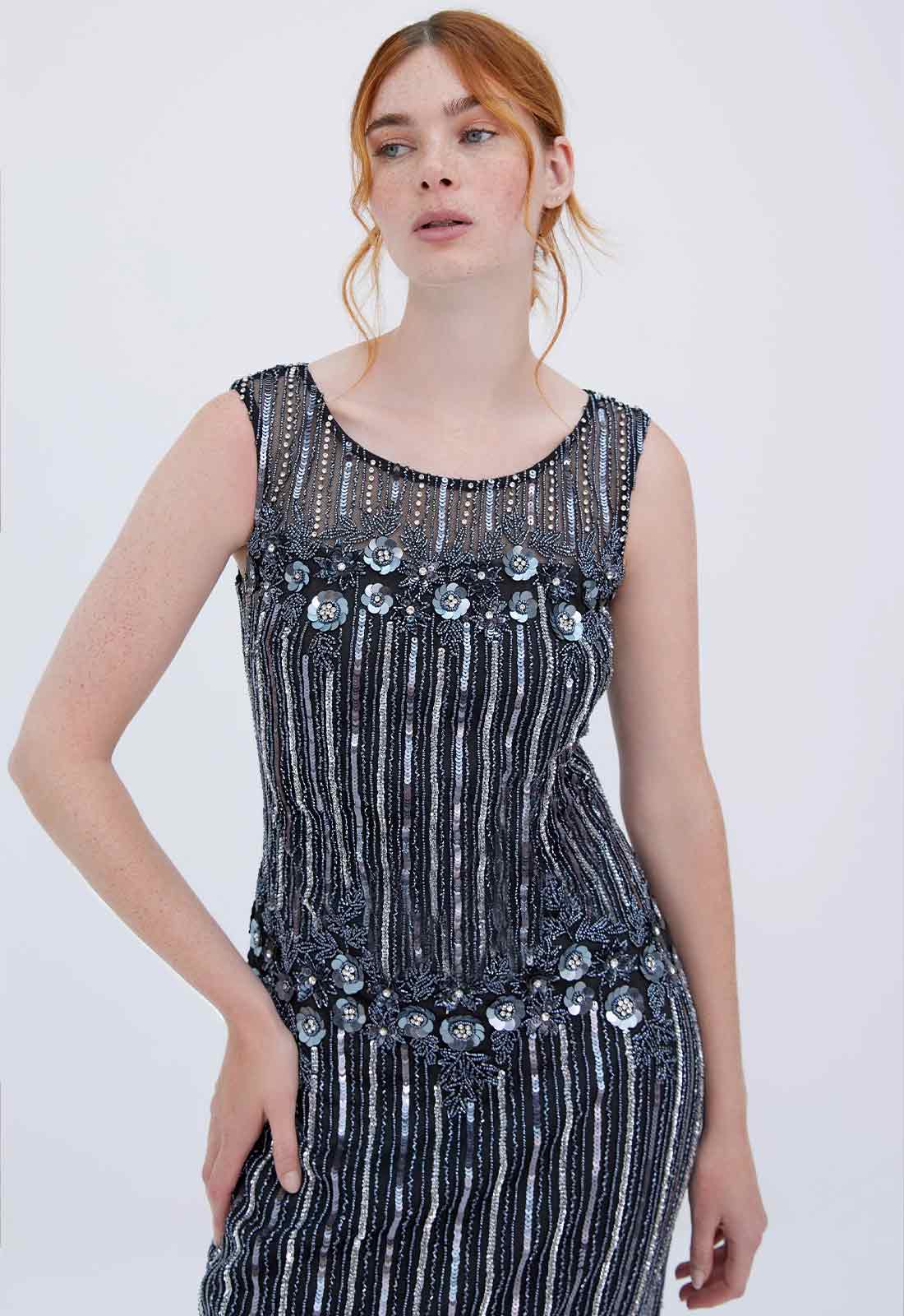 Raishma Couture Black Kara Dress