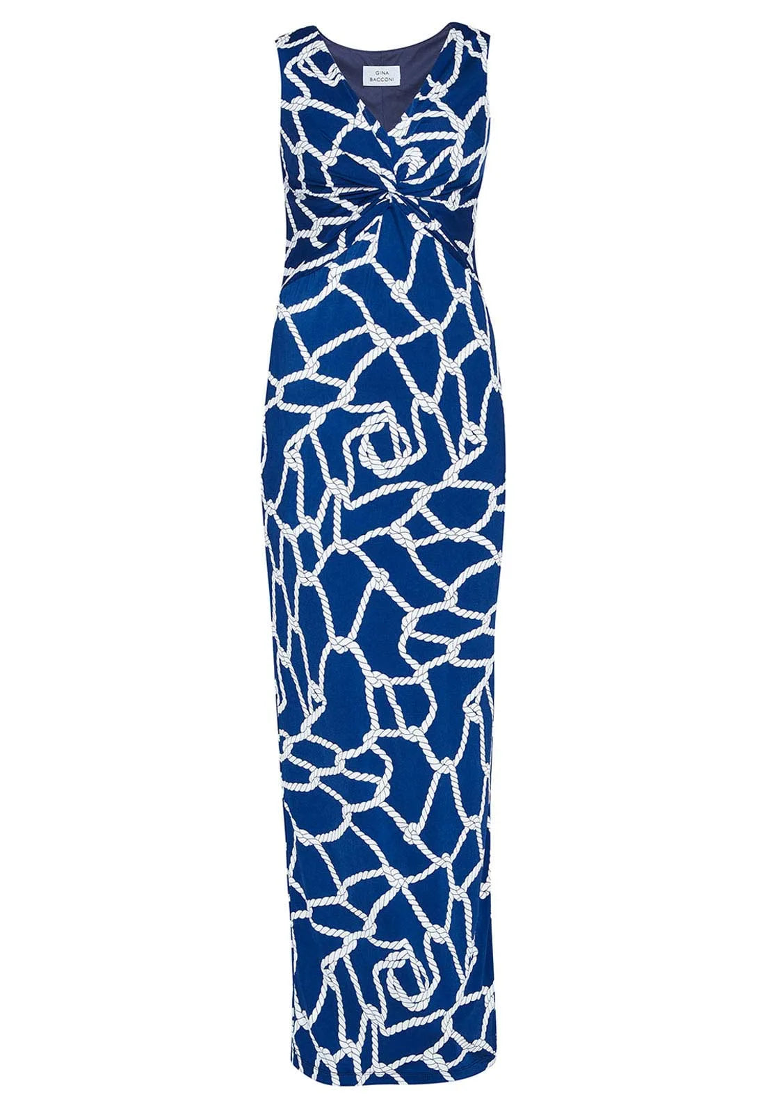 Gina Bacconi Blue Irene Maxi Dress