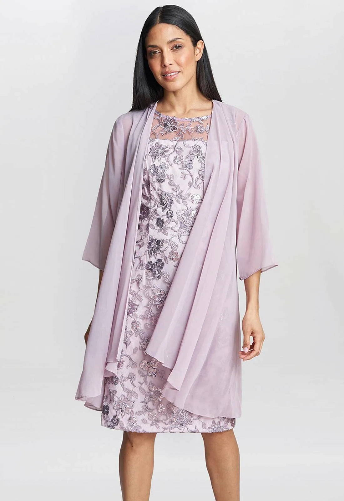 Gina Bacconi Lilac Gladys Dress and Jacket