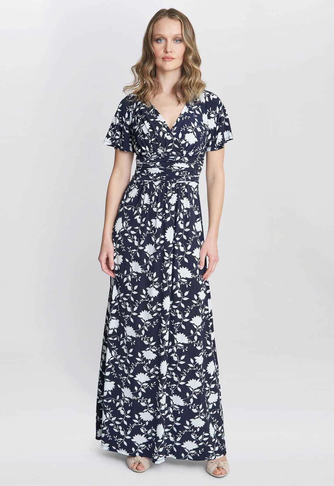 Gina bacconi denise lace dress best sale blue