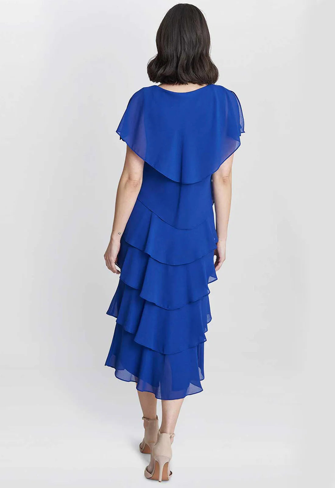 Gina Baccon Blue Tessa Cocktail Dress
