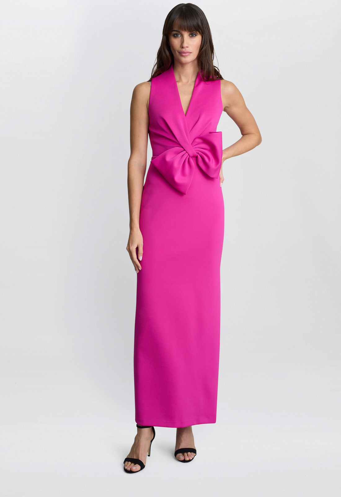 Gina Bacconi Sienna Maxi Dress With Bow Detail