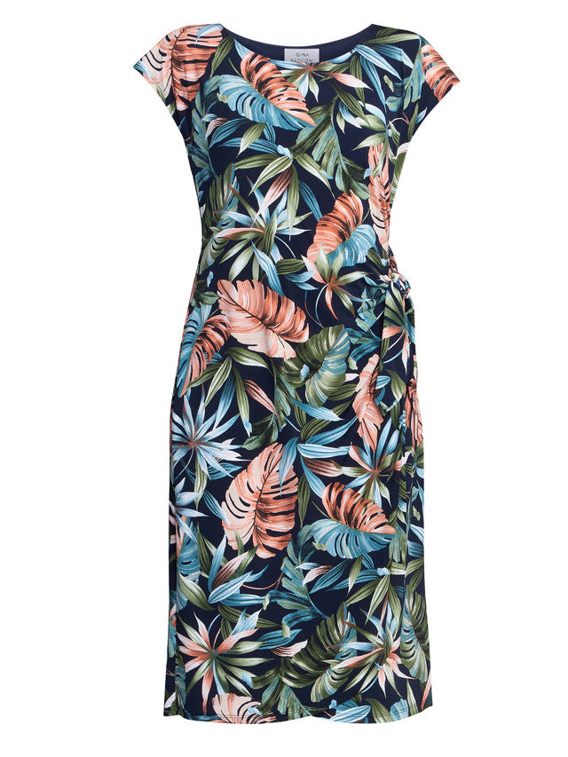 Gina Bacconi Marley Floral Print Dress