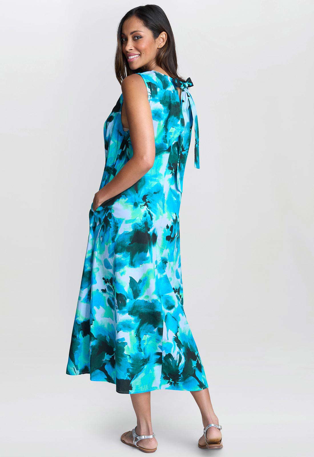 Gina Bacconi Blue Rory Shift Dress