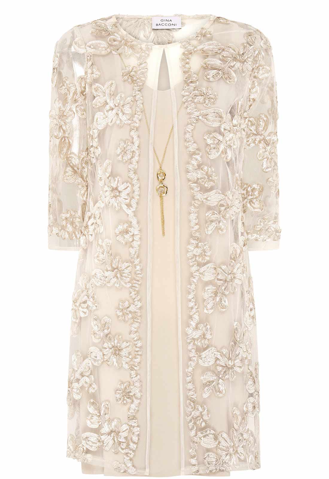 Gina Bacconi Champagne Dollie& Jacket Outfit