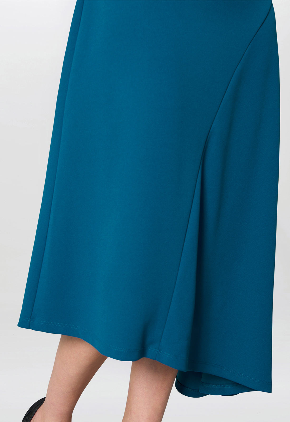 Teal skirt on a white background