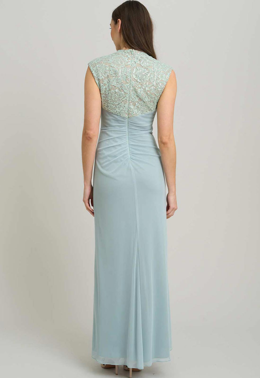 Gina Bacconi SAGE Carter Lace Detail Maxi Dress