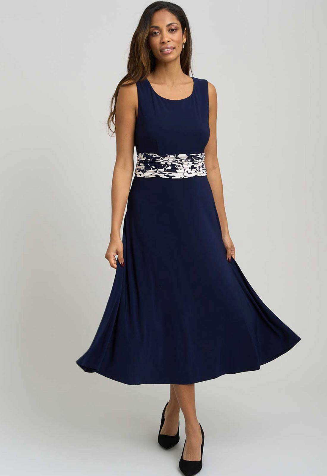 Gina Bacconi NAVY Nell Stretch Jersey Dress & Jacket