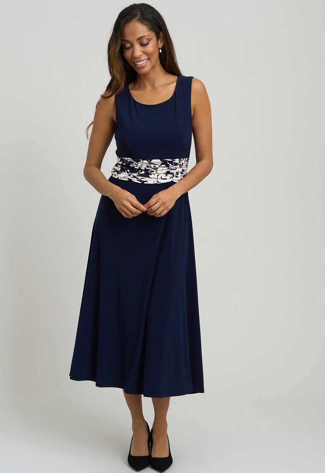 Gina Bacconi NAVY Nell Stretch Jersey Dress & Jacket